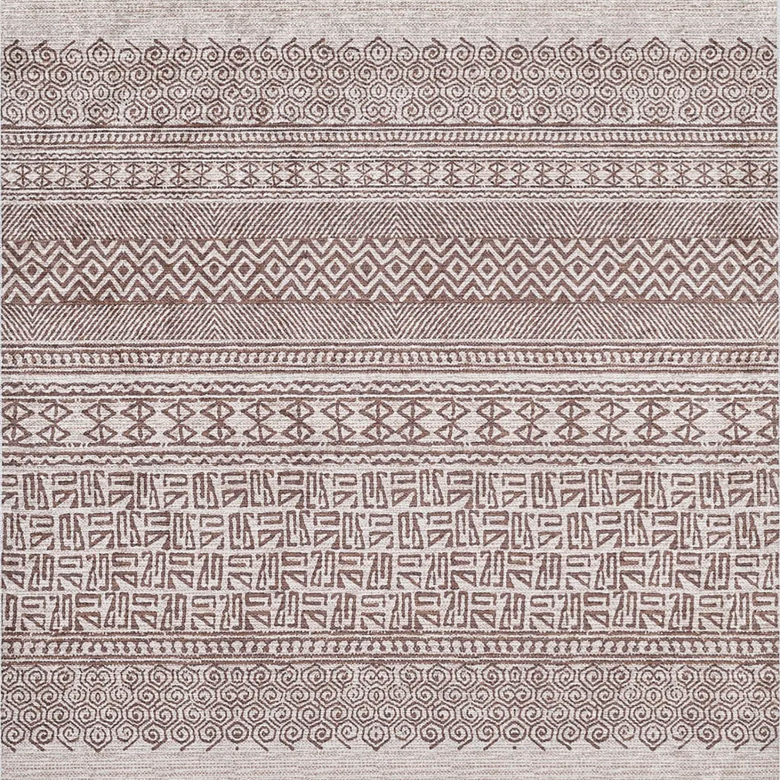 Daisy Turkish Ethnic Kilim Geometric Rug