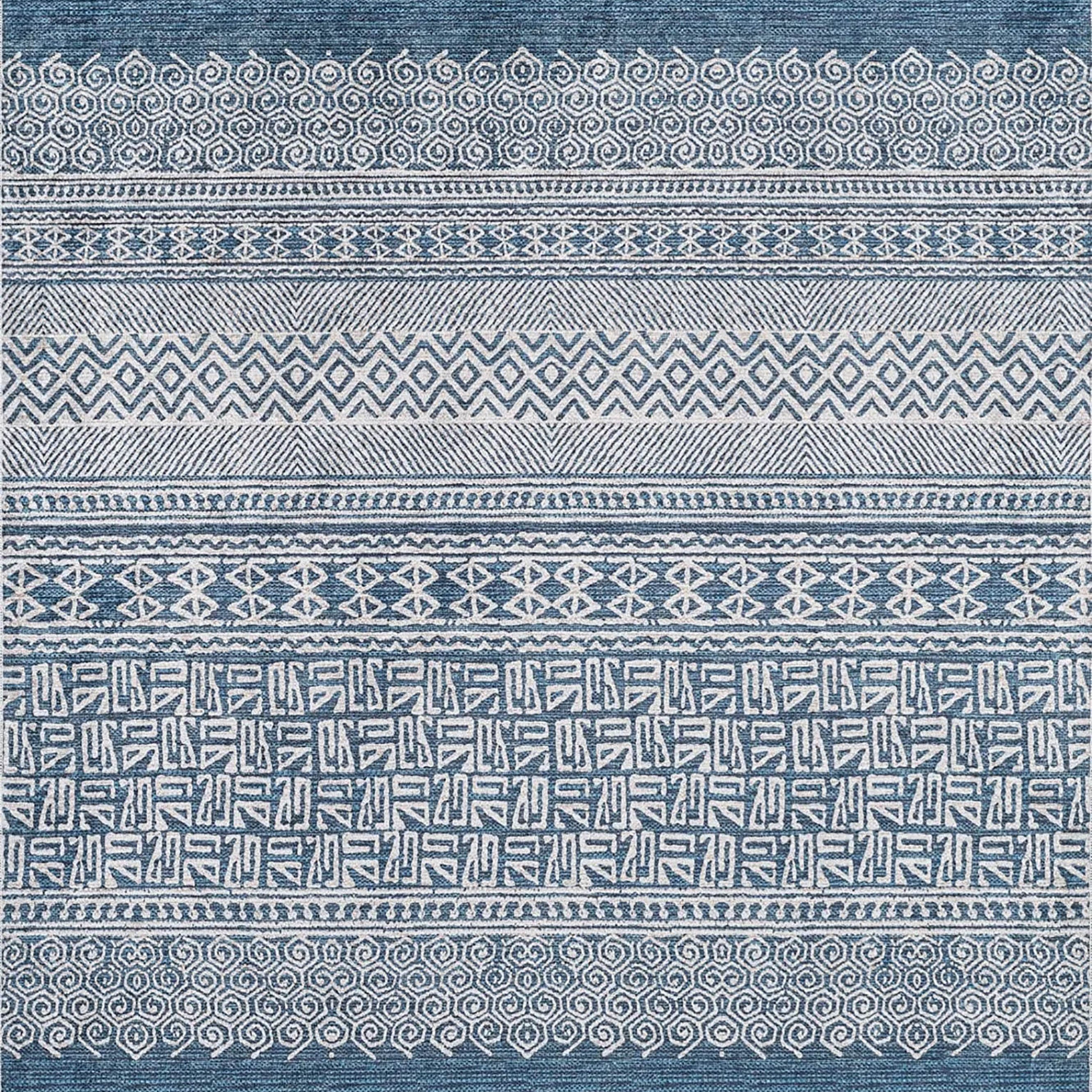 Adalynn Turkish Ethnic Kilim Geometric Rug