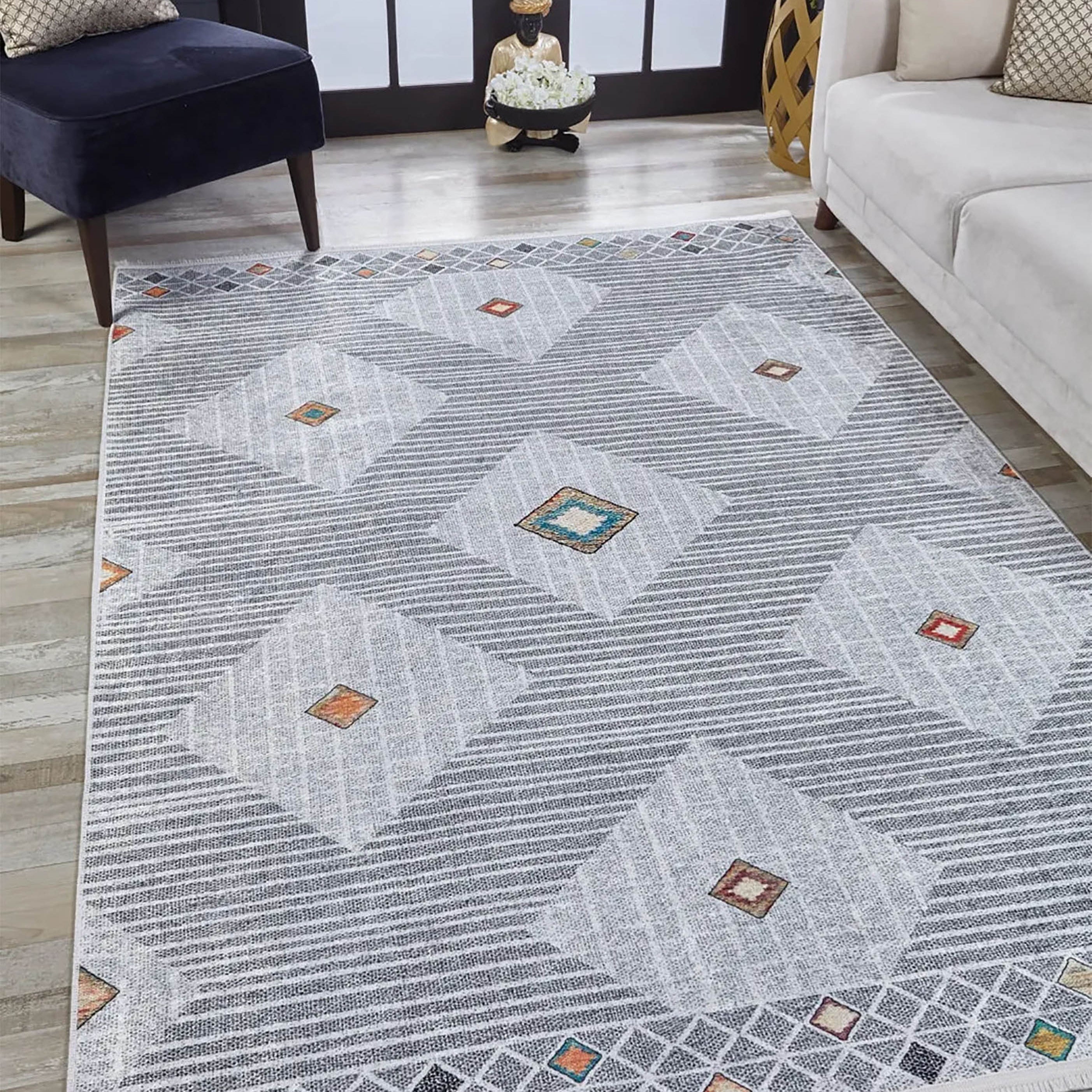 Freya Geometric Modern Home Decor Rug