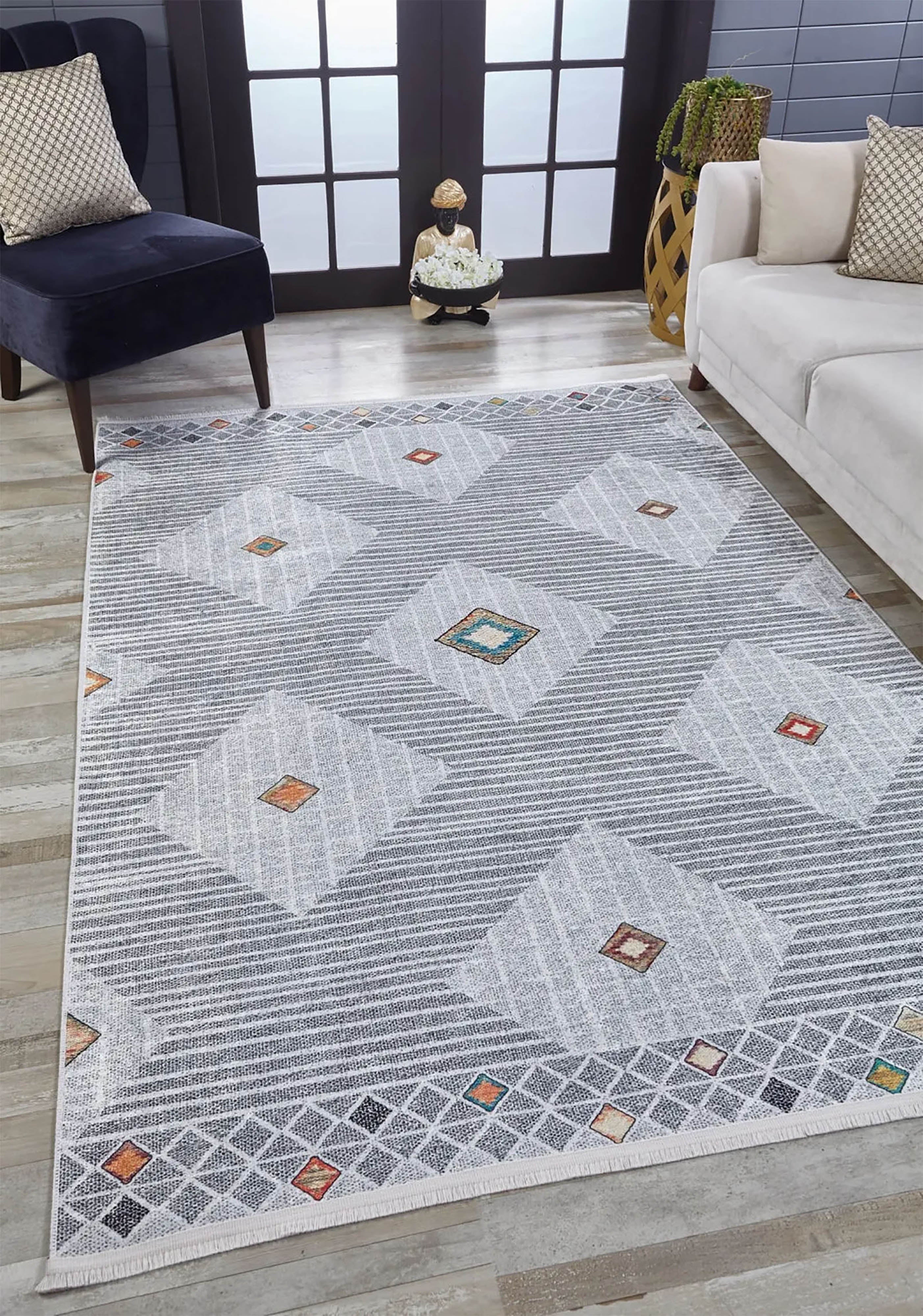 Freya Geometric Modern Home Decor Rug