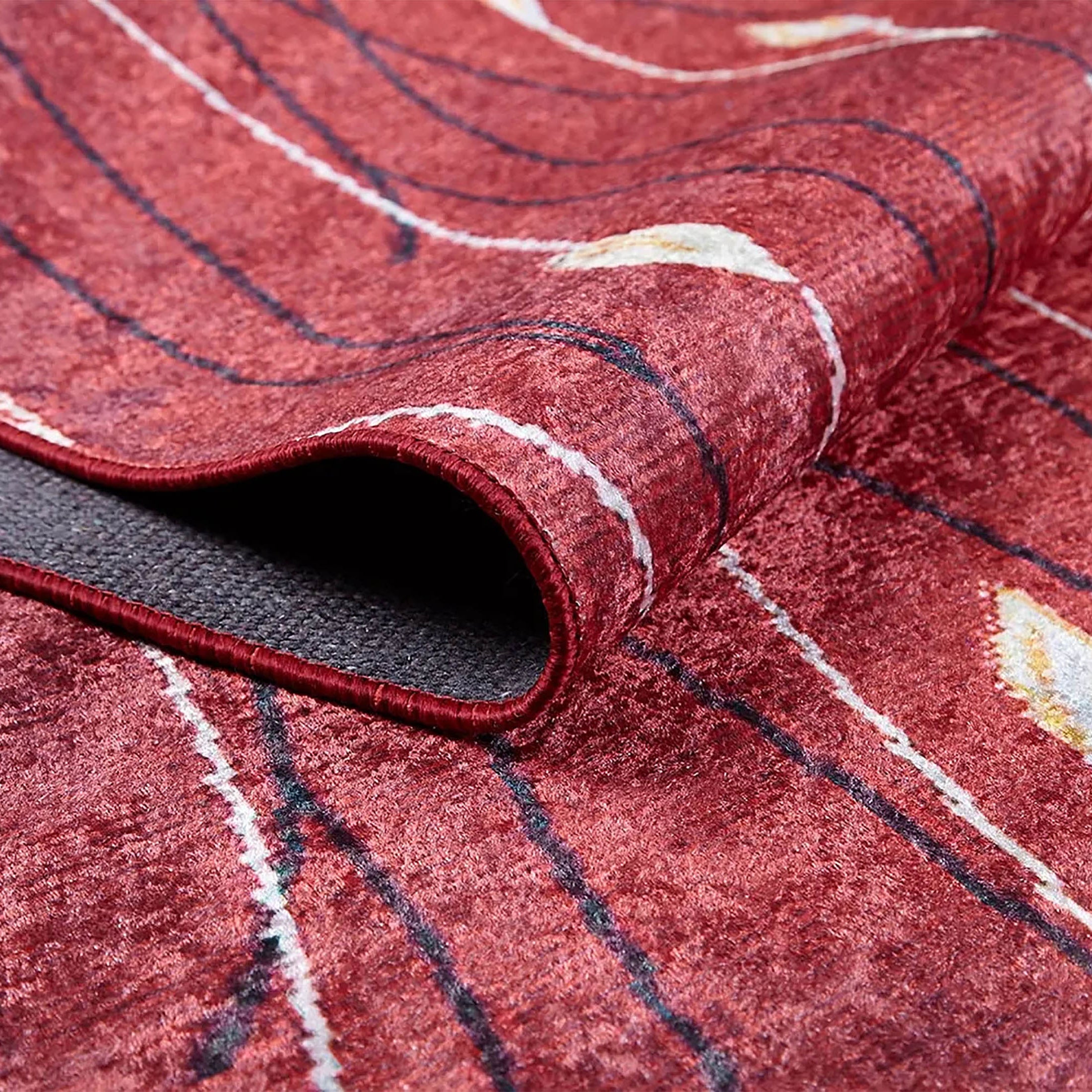 Melissa Flower Design Turkish Ethnic Kilim Red Rug