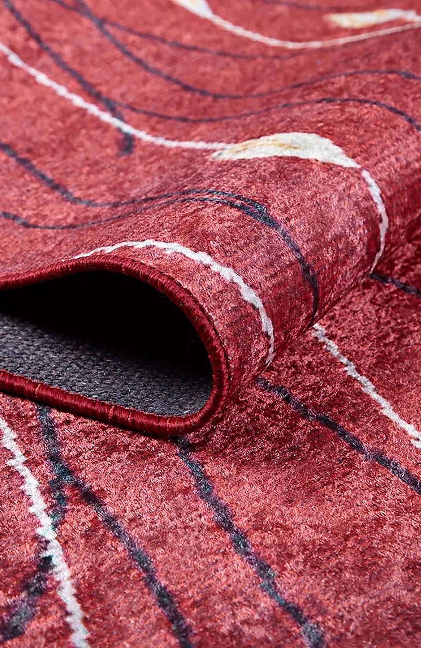 Melissa Flower Design Turkish Ethnic Kilim Red Rug