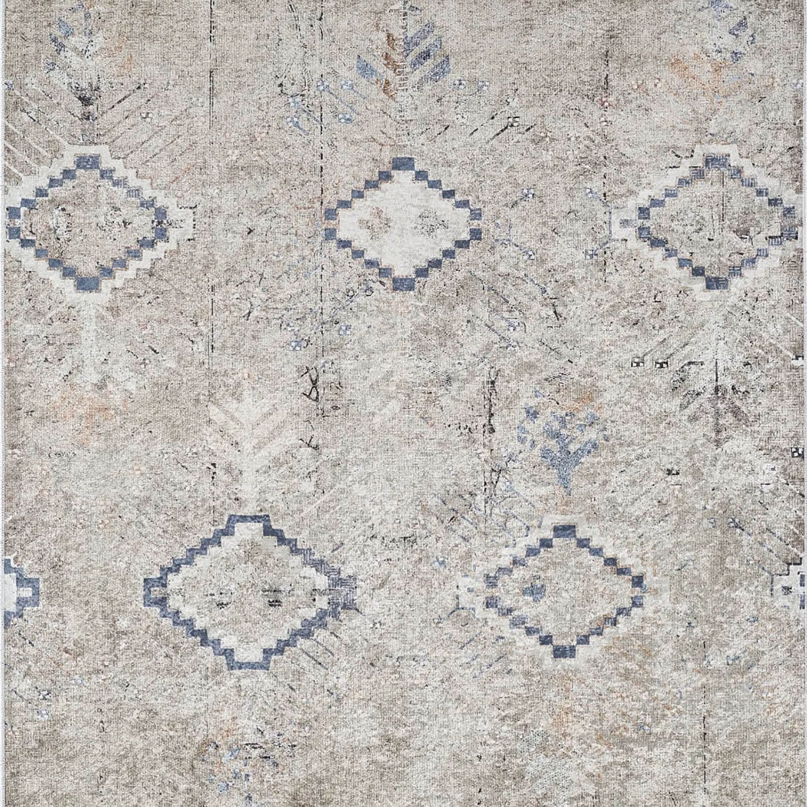 Hoyam Turkish Beige Kilim Flatweave Rug