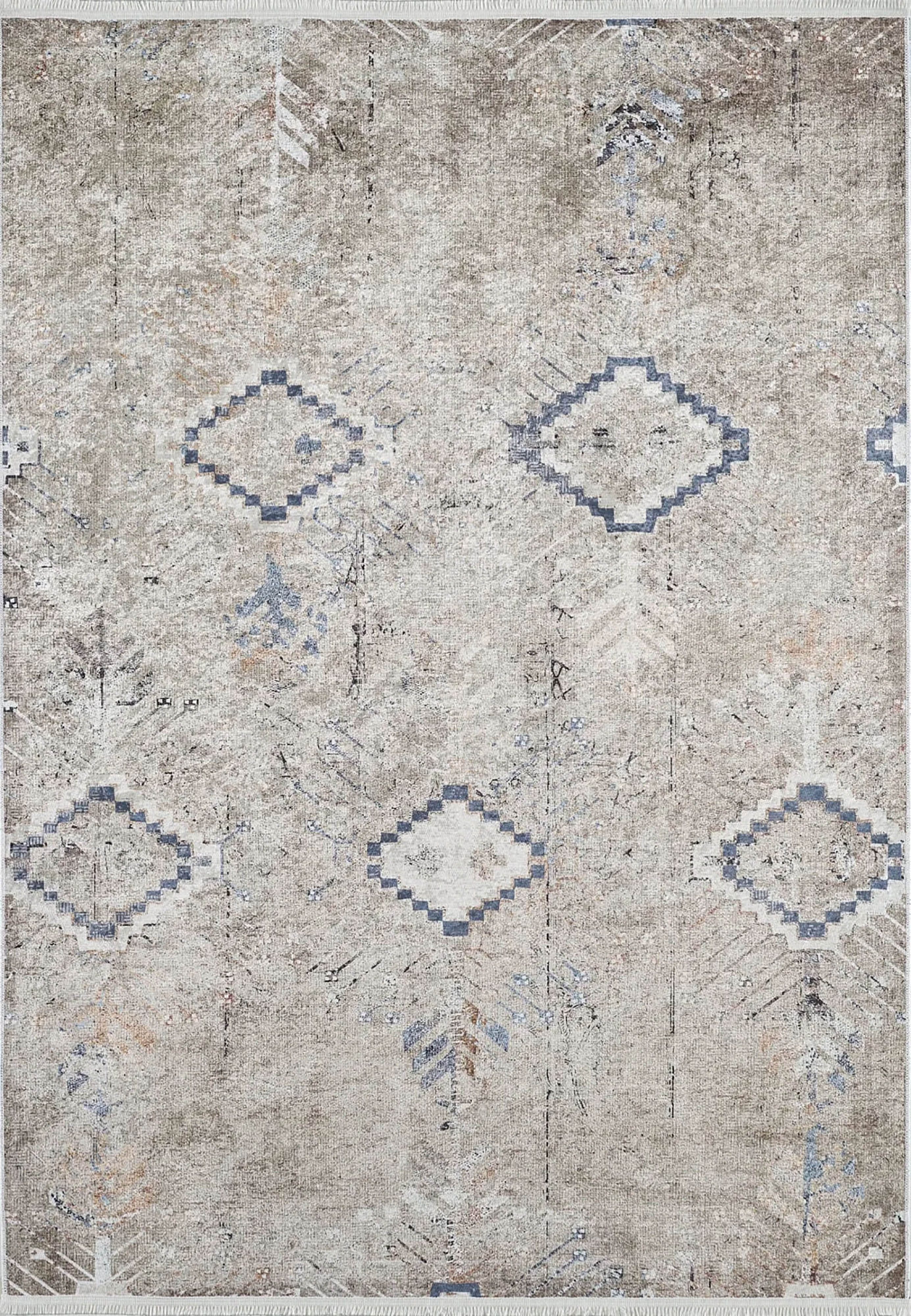 Hoyam Turkish Beige Kilim Flatweave Rug