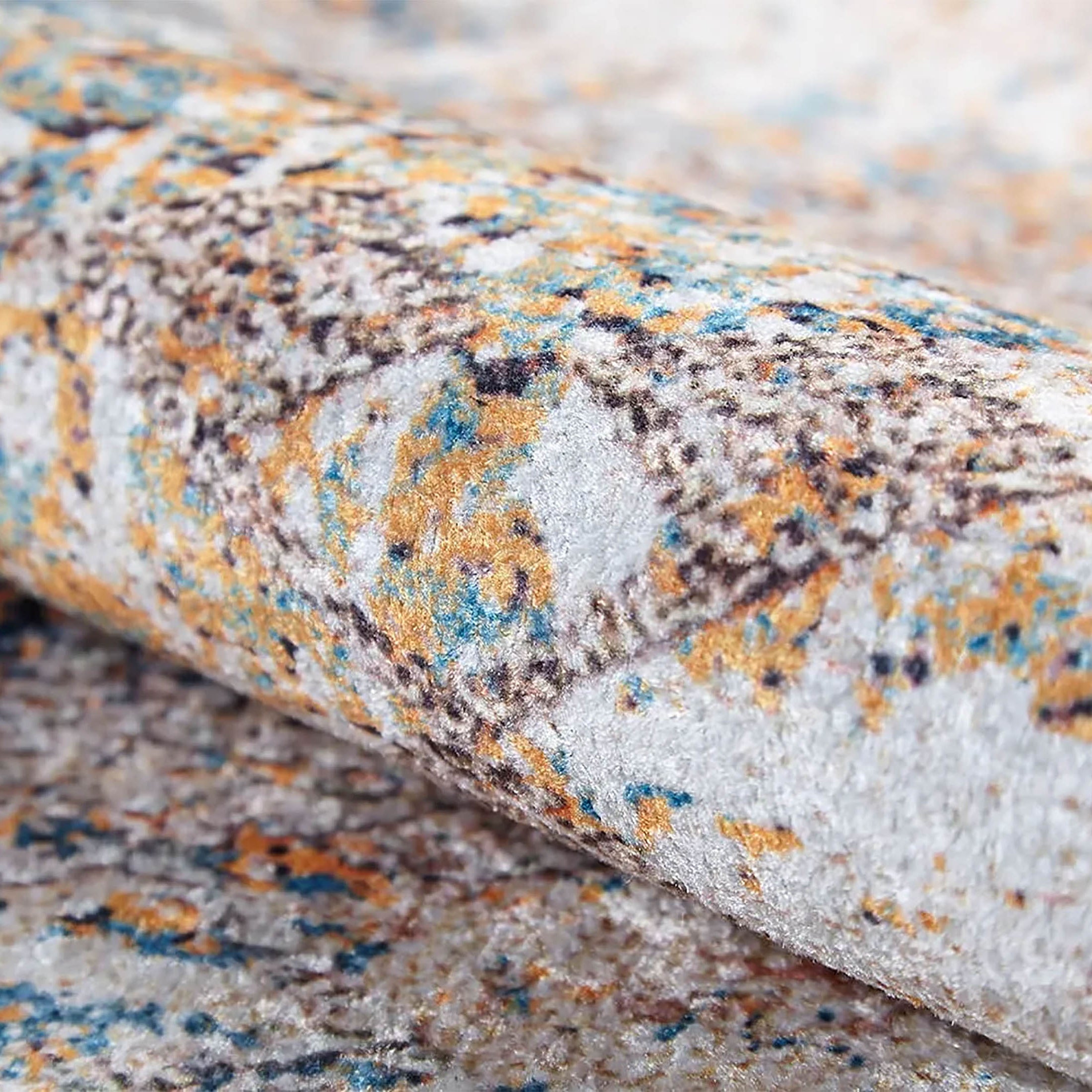 Serena Geometric Luxury Home Decor Turkish Kilim Beige Rug