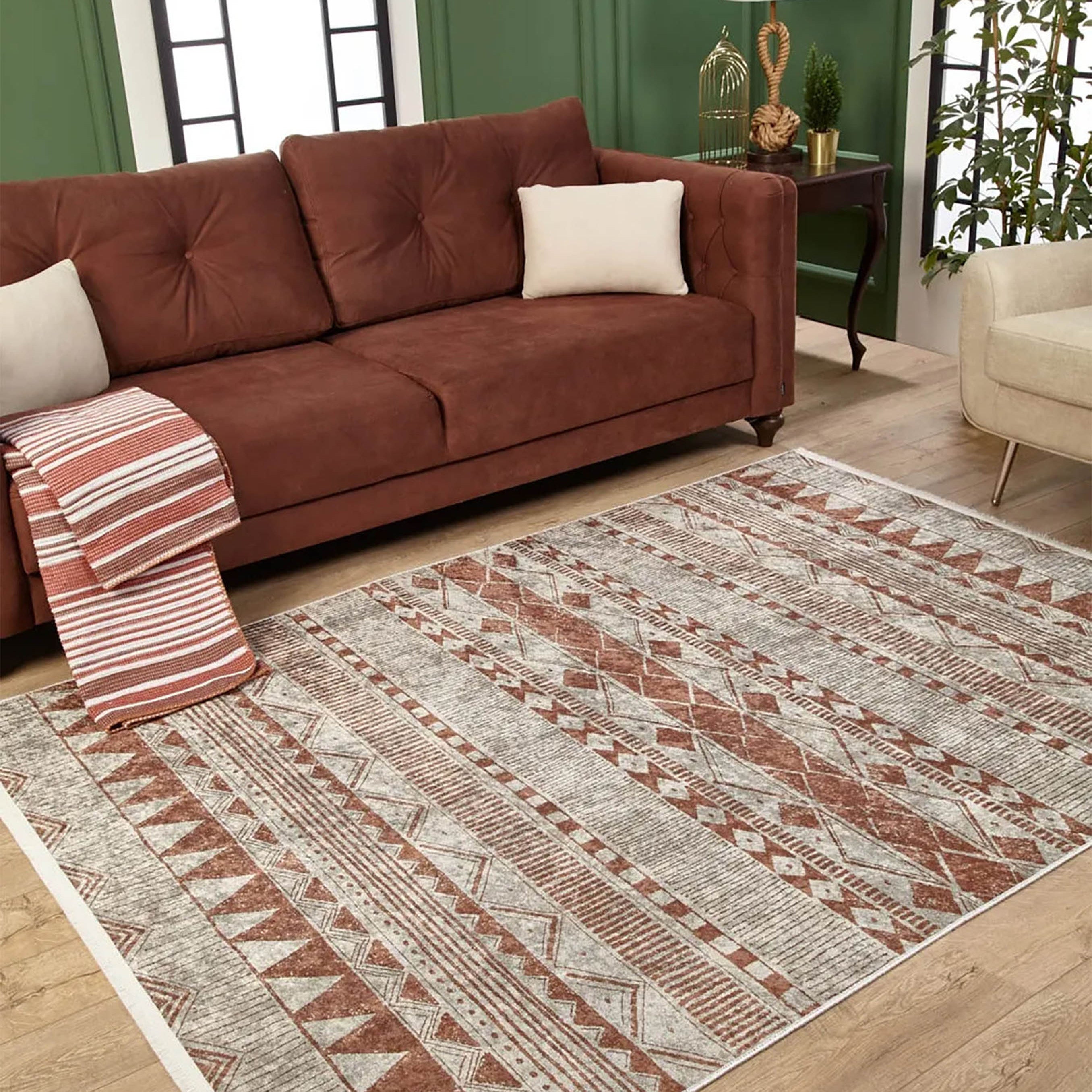 Julieta Turkish Kilim Beige Geometric Rug