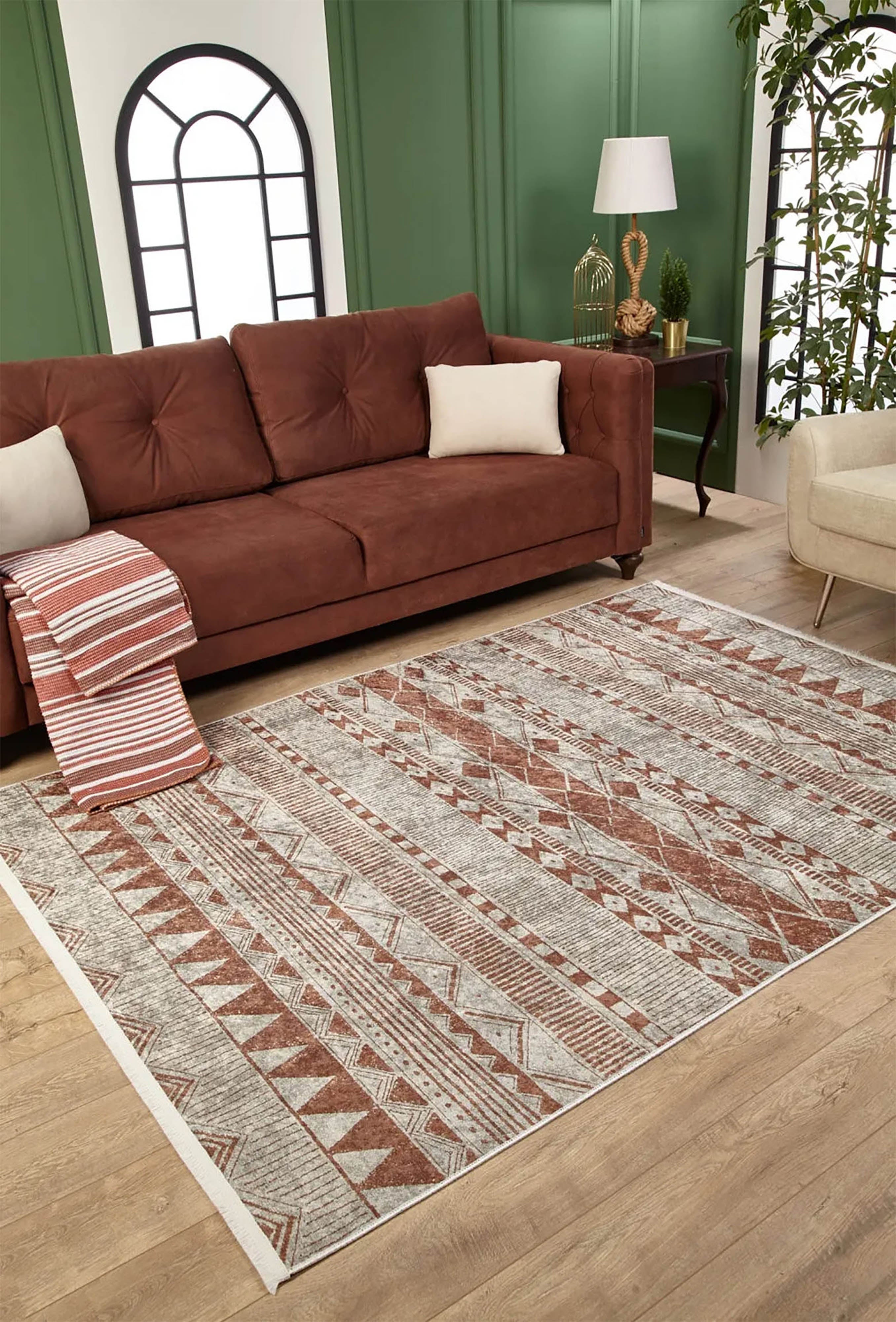 Julieta Turkish Kilim Beige Geometric Rug