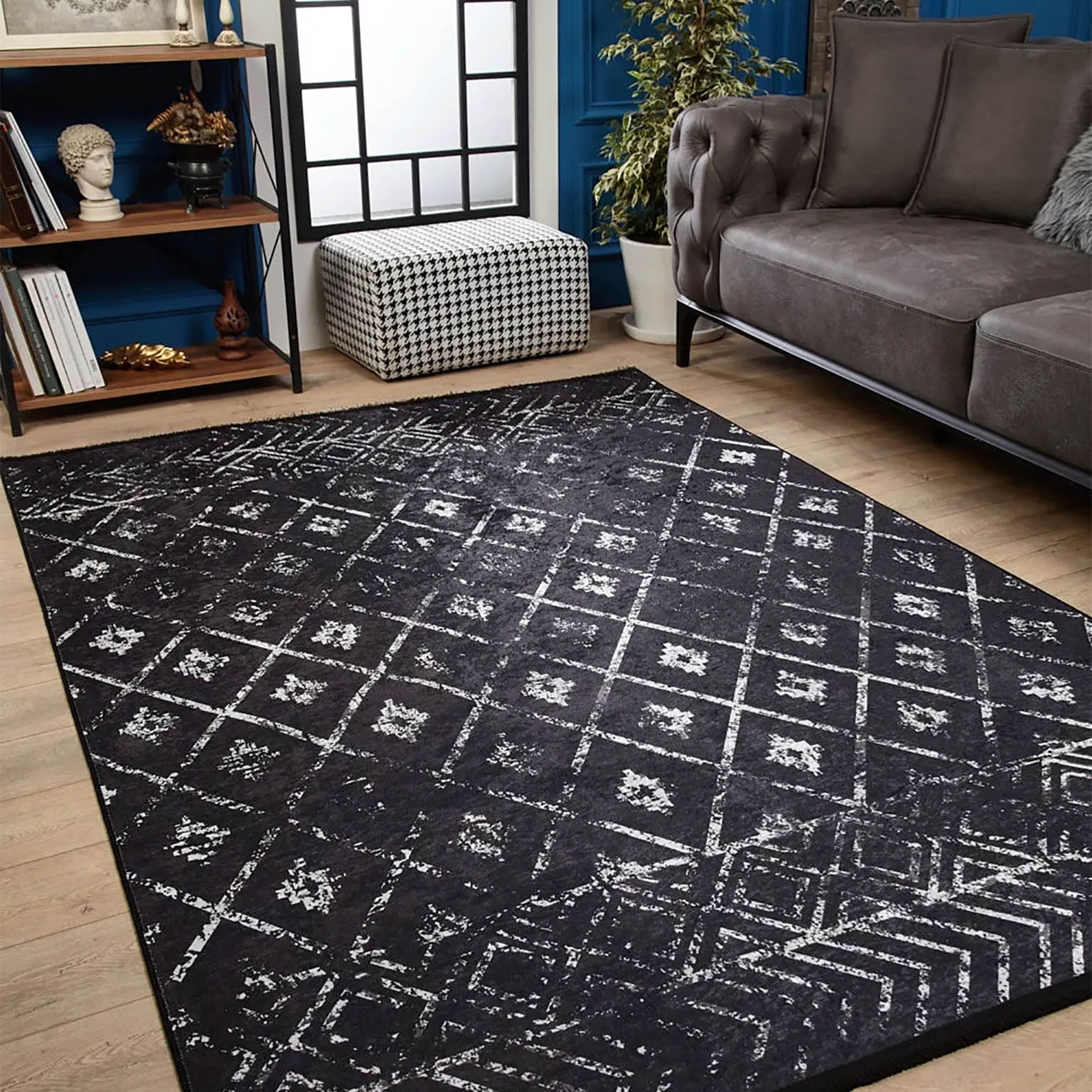 Oakley Geometric Antique Vintage Decor Rug