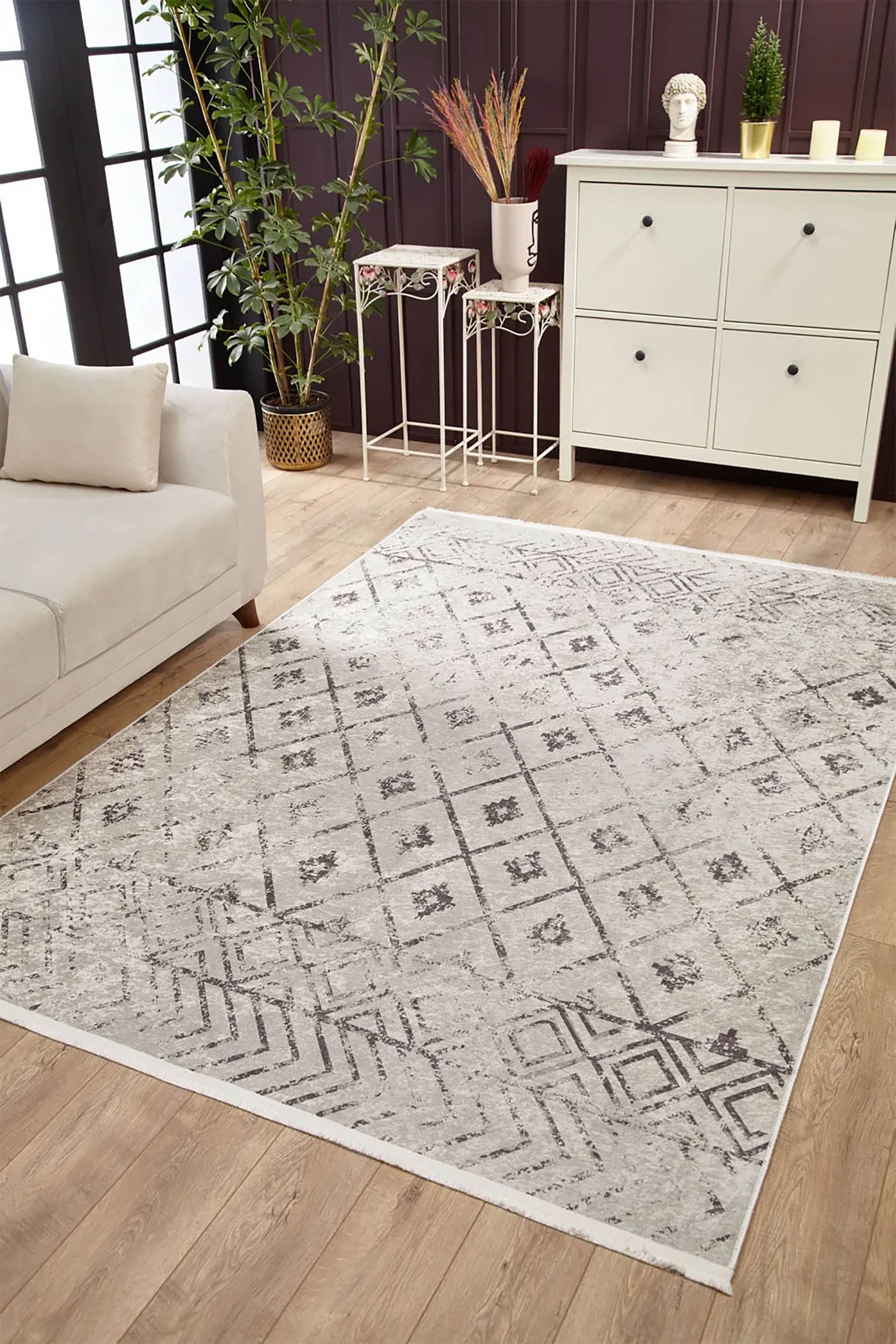 Isabel Geometric Antique Vintage Decor Rug