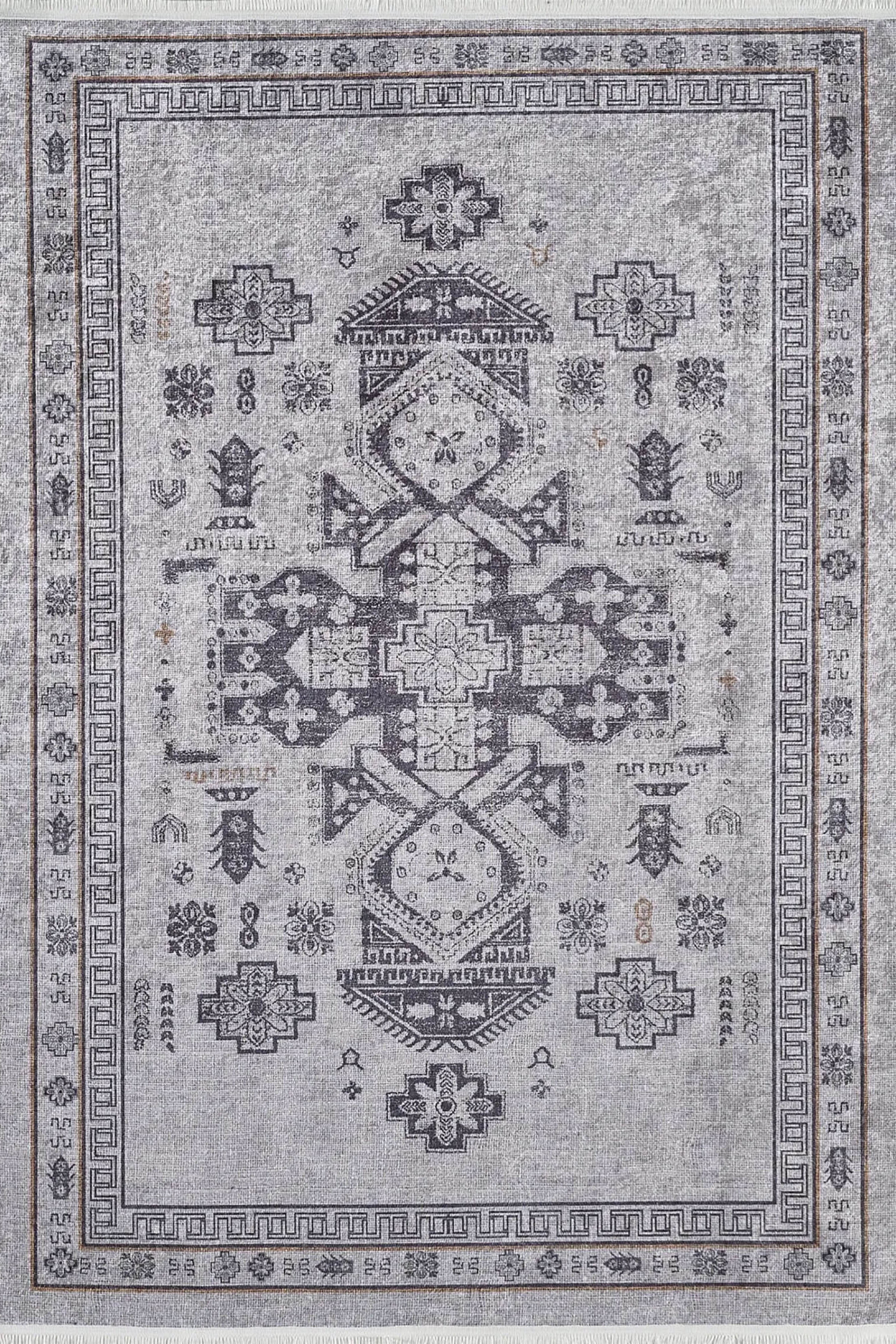Noelle Turkish Oriental Medallion Geometric Rug