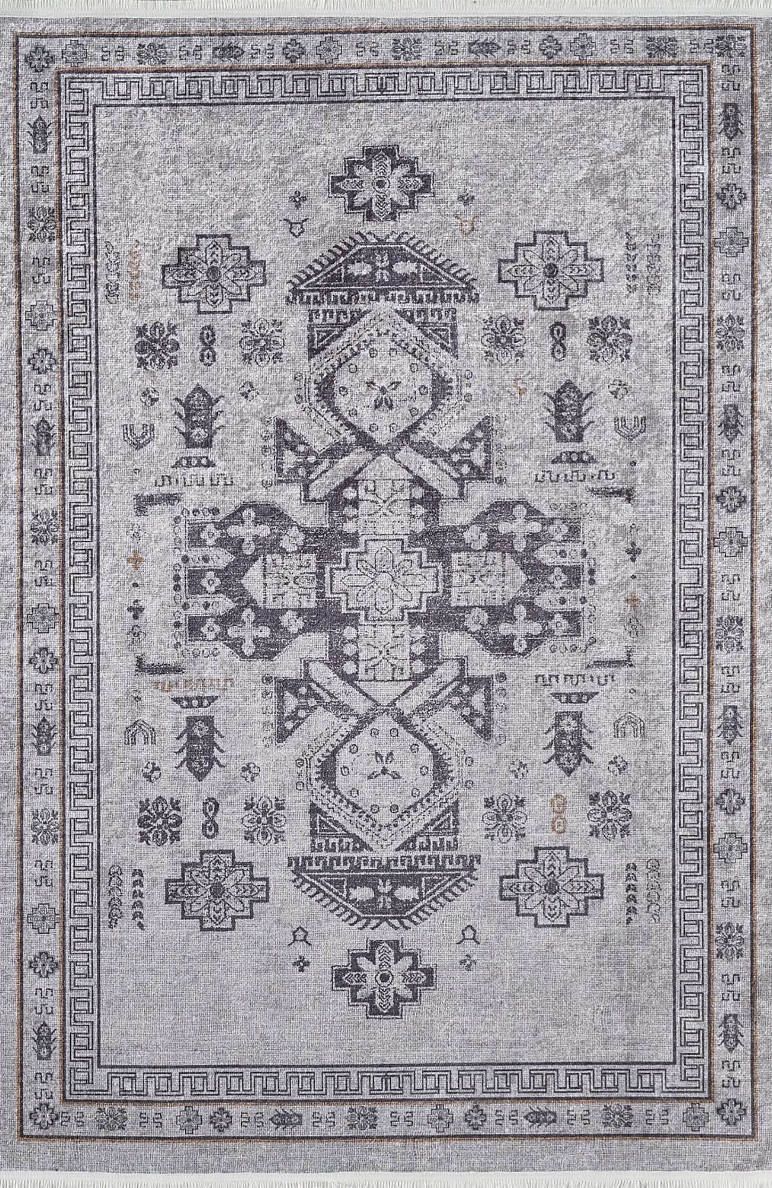 Noelle Turkish Oriental Medallion Geometric Rug