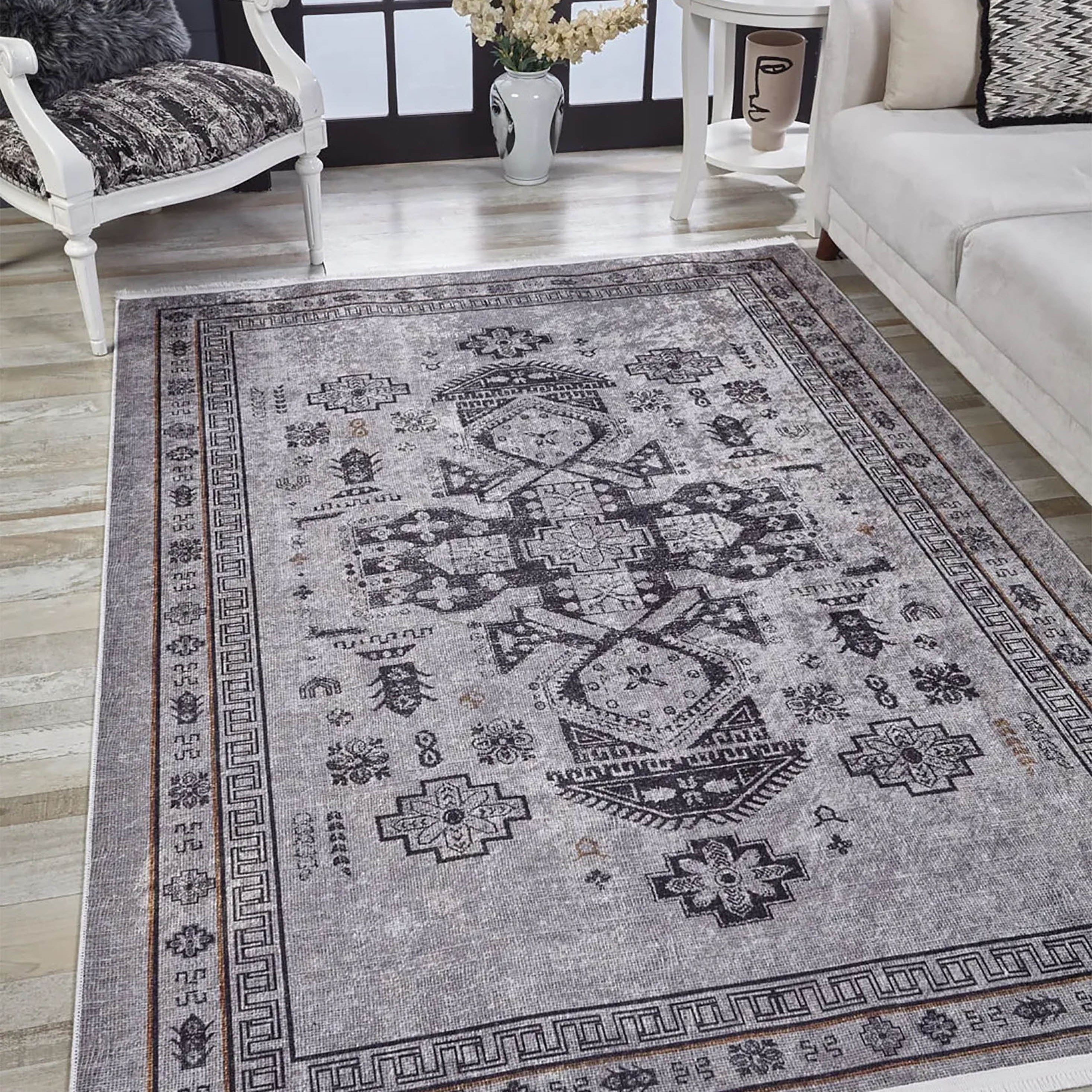 Noelle Turkish Oriental Medallion Geometric Rug