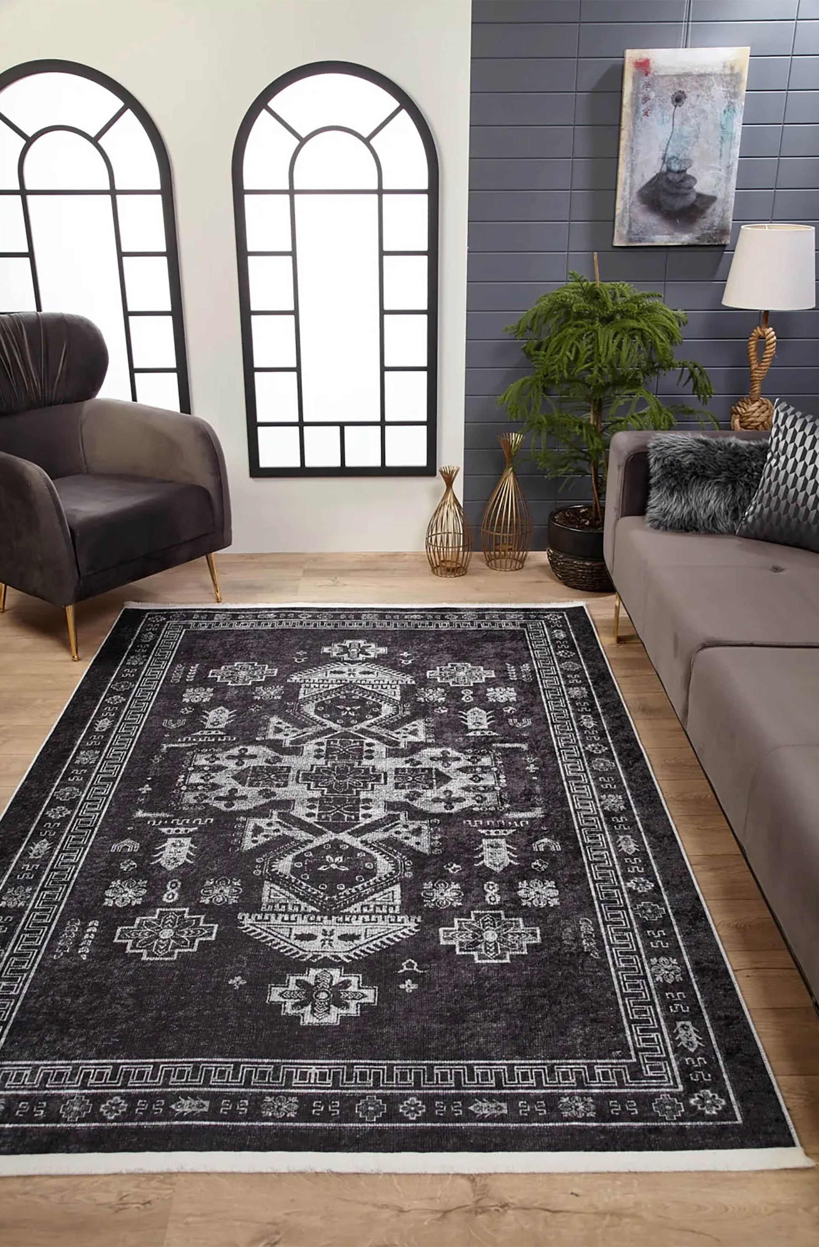 Molly Turkish Oriental Medallion Geometric Rug