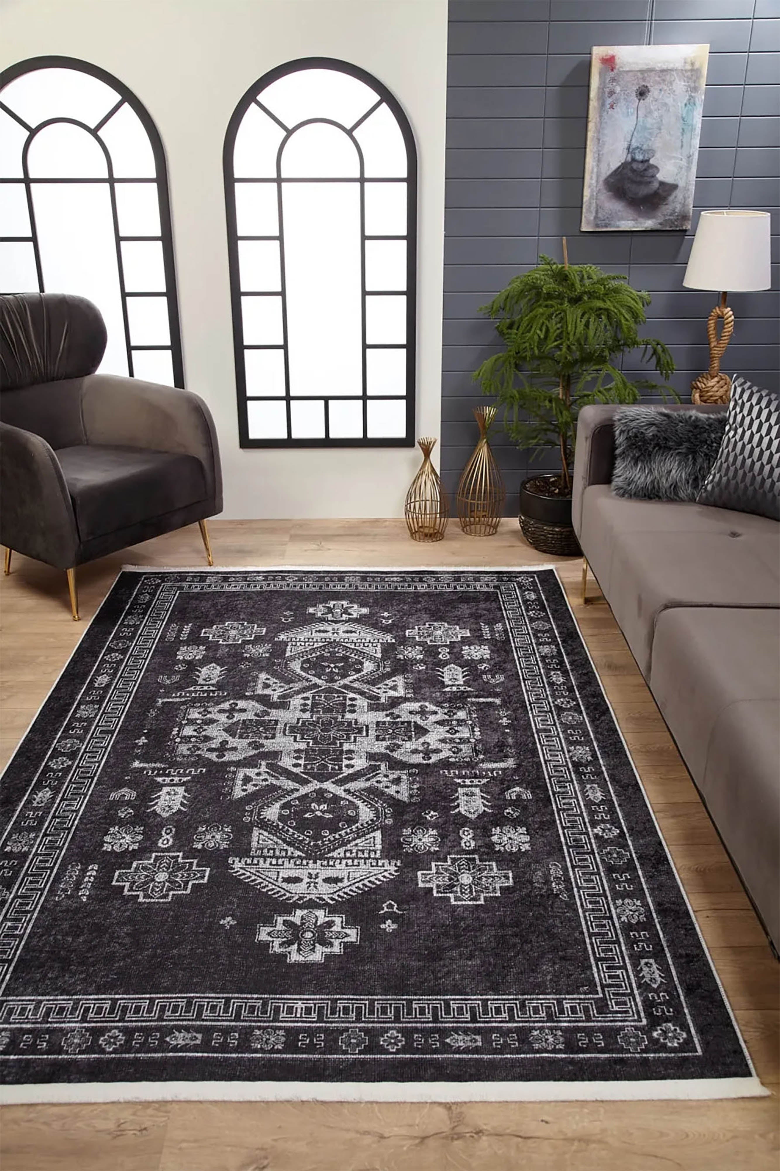 Molly Turkish Oriental Medallion Geometric Rug