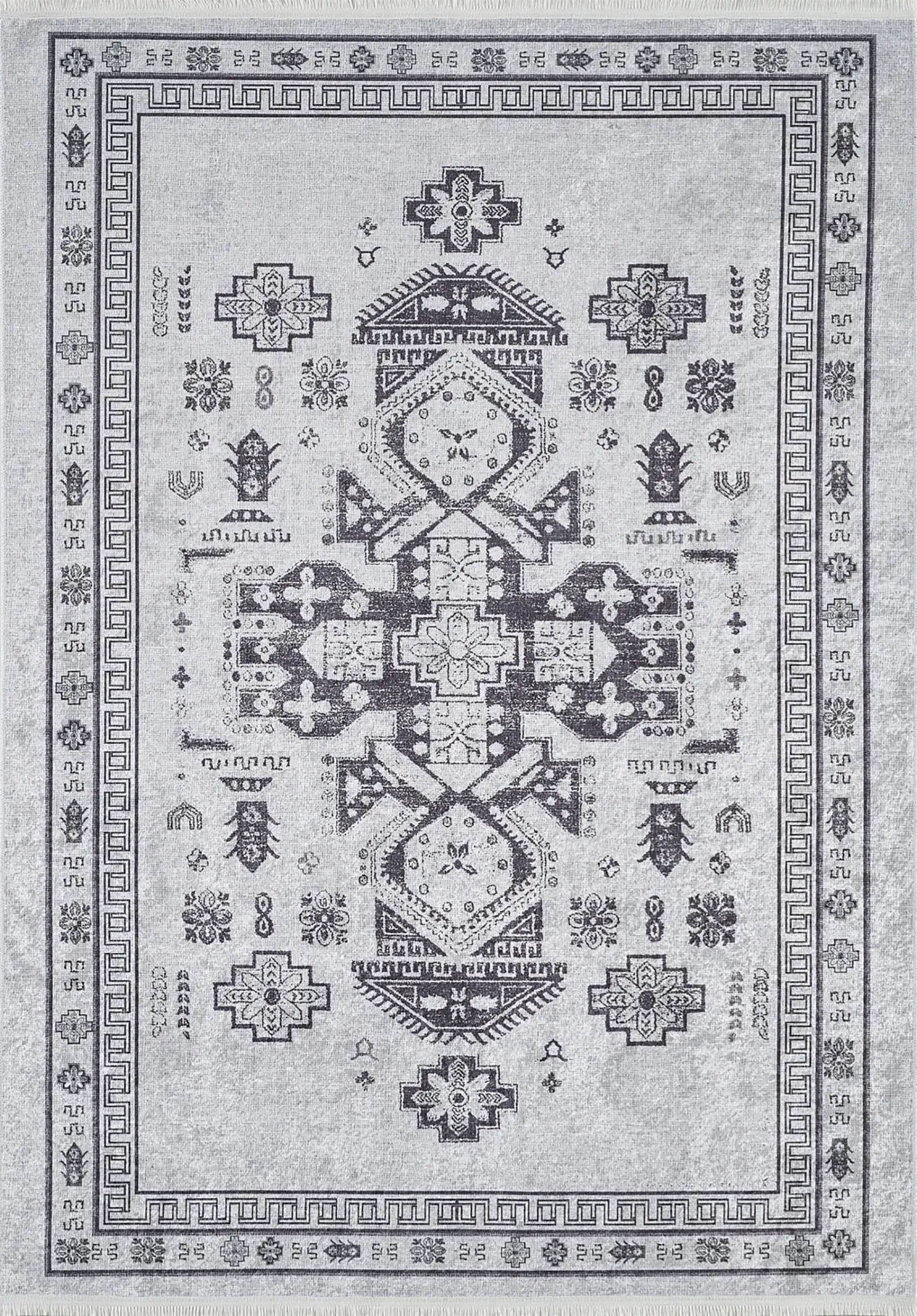 Aitana Turkish Oriental Medallion Geometric Rug