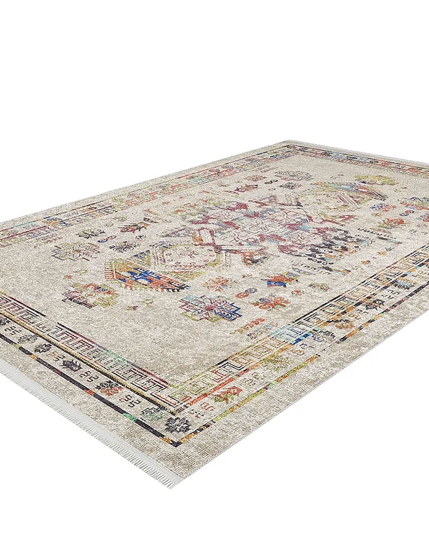 Aliyah Turkish Oriental Medallion Geometric Rug