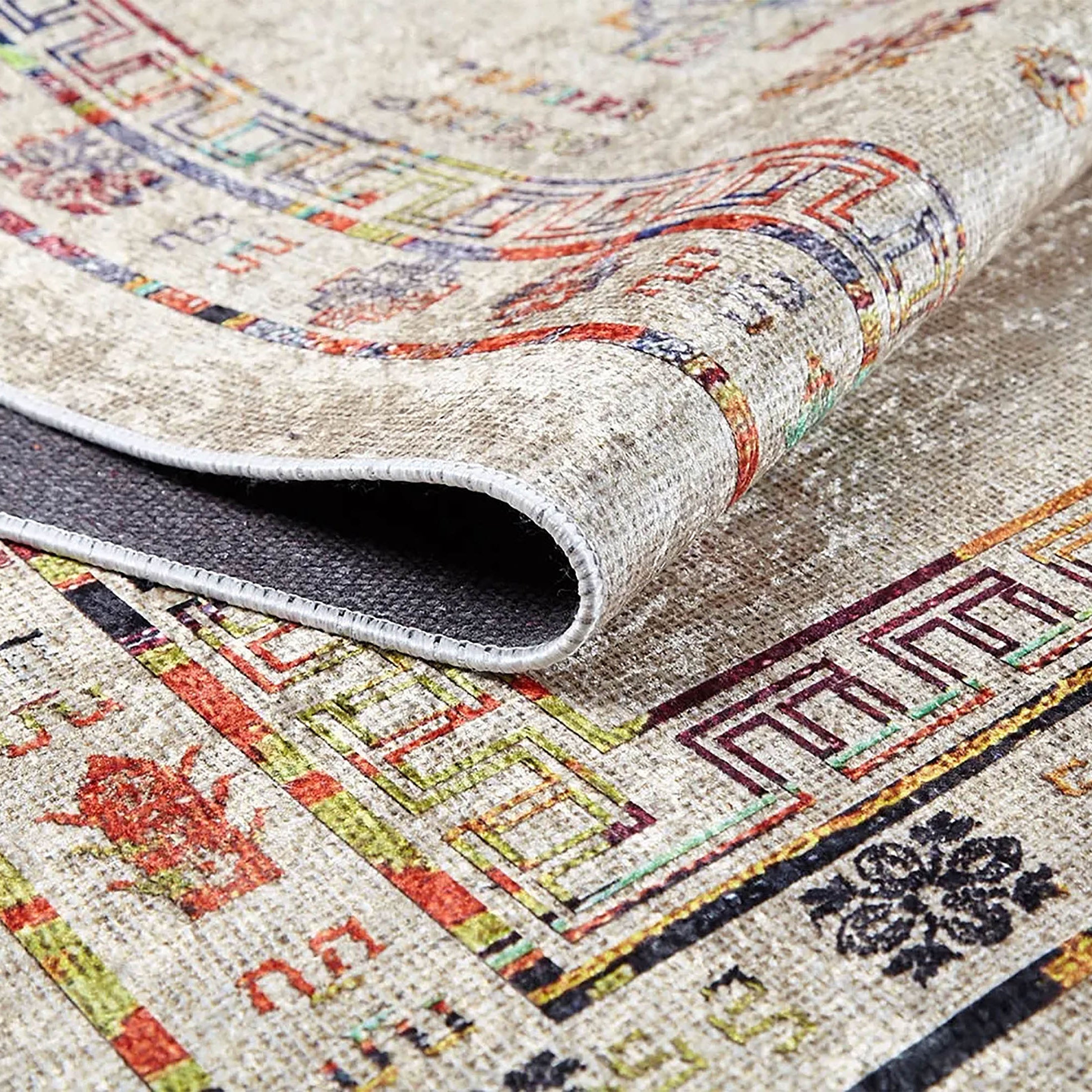 Aliyah Turkish Oriental Medallion Geometric Rug