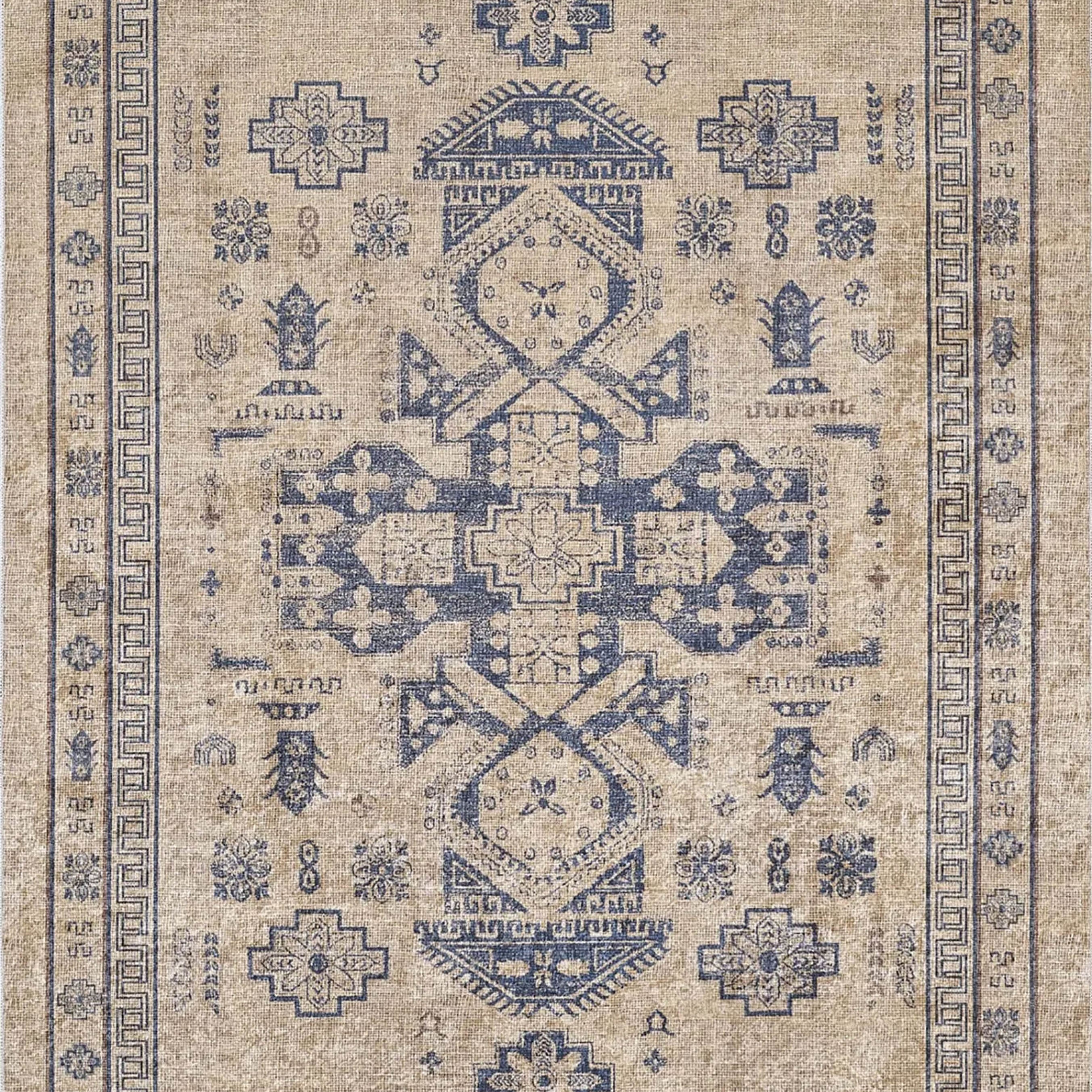 Morgan Turkish Oriental Medallion Geometric Rug