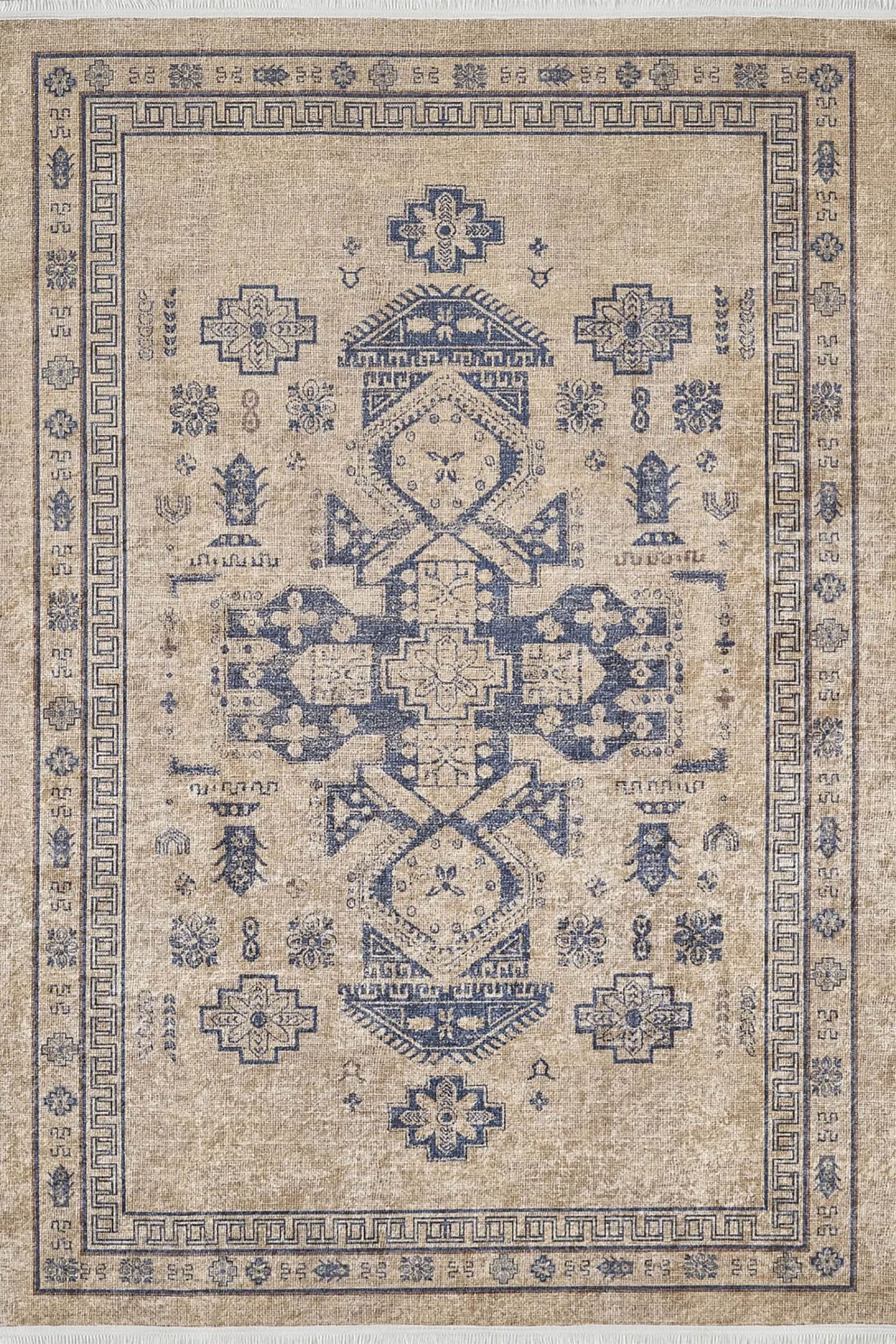 Morgan Turkish Oriental Medallion Geometric Rug