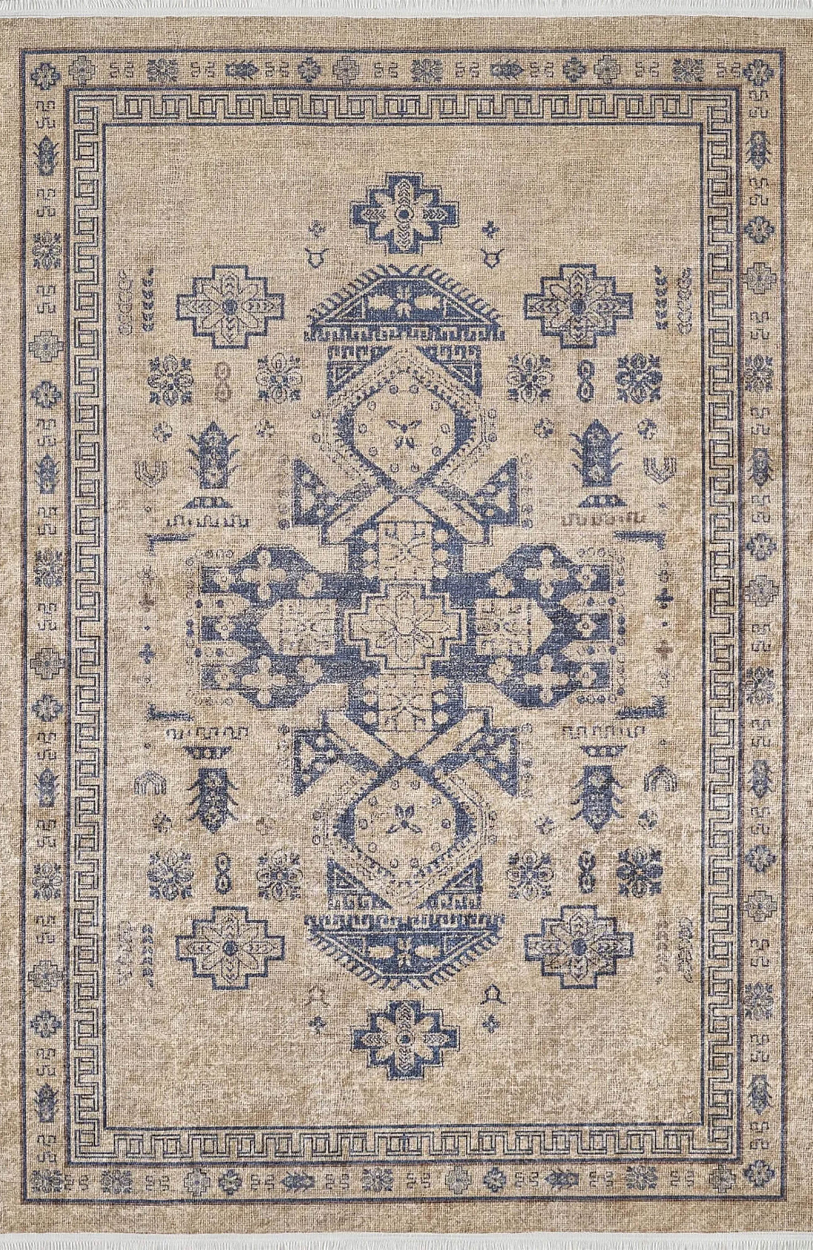 Morgan Turkish Oriental Medallion Geometric Rug