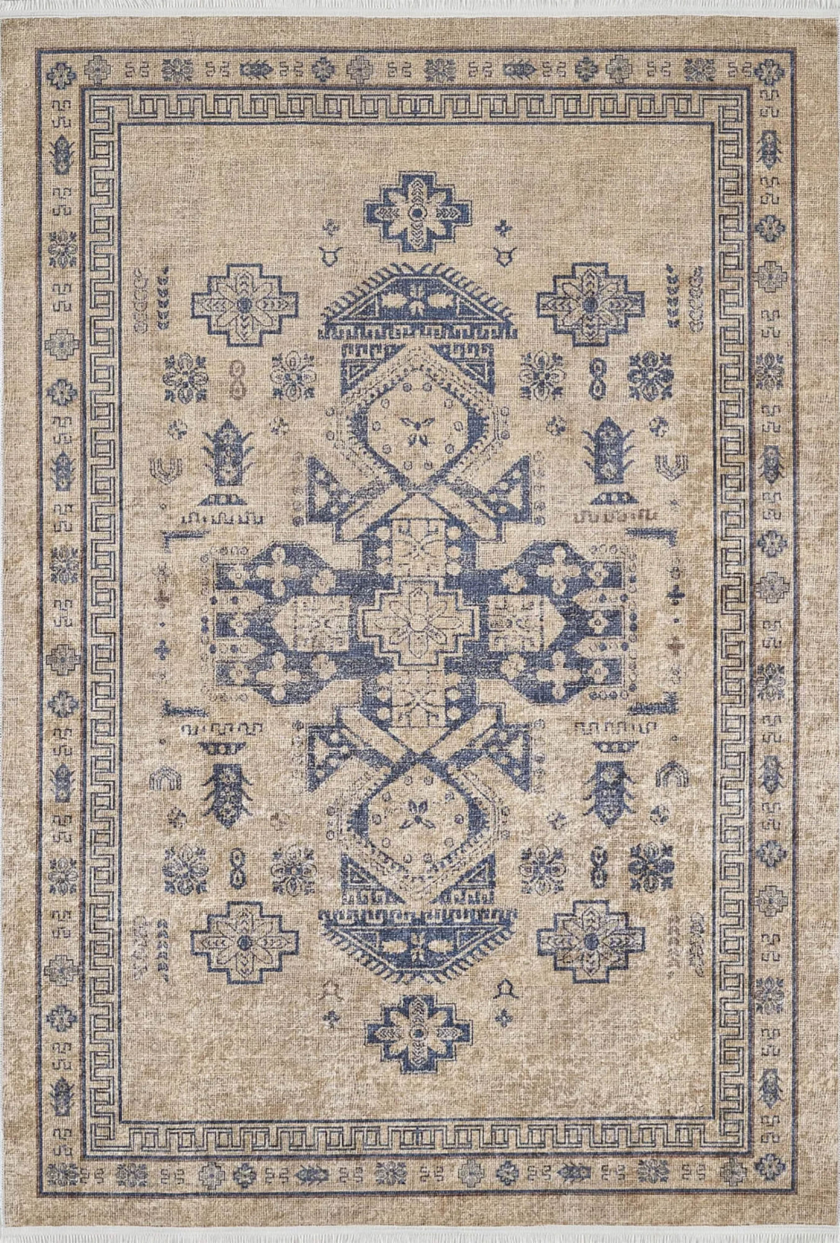 Morgan Turkish Oriental Medallion Geometric Rug