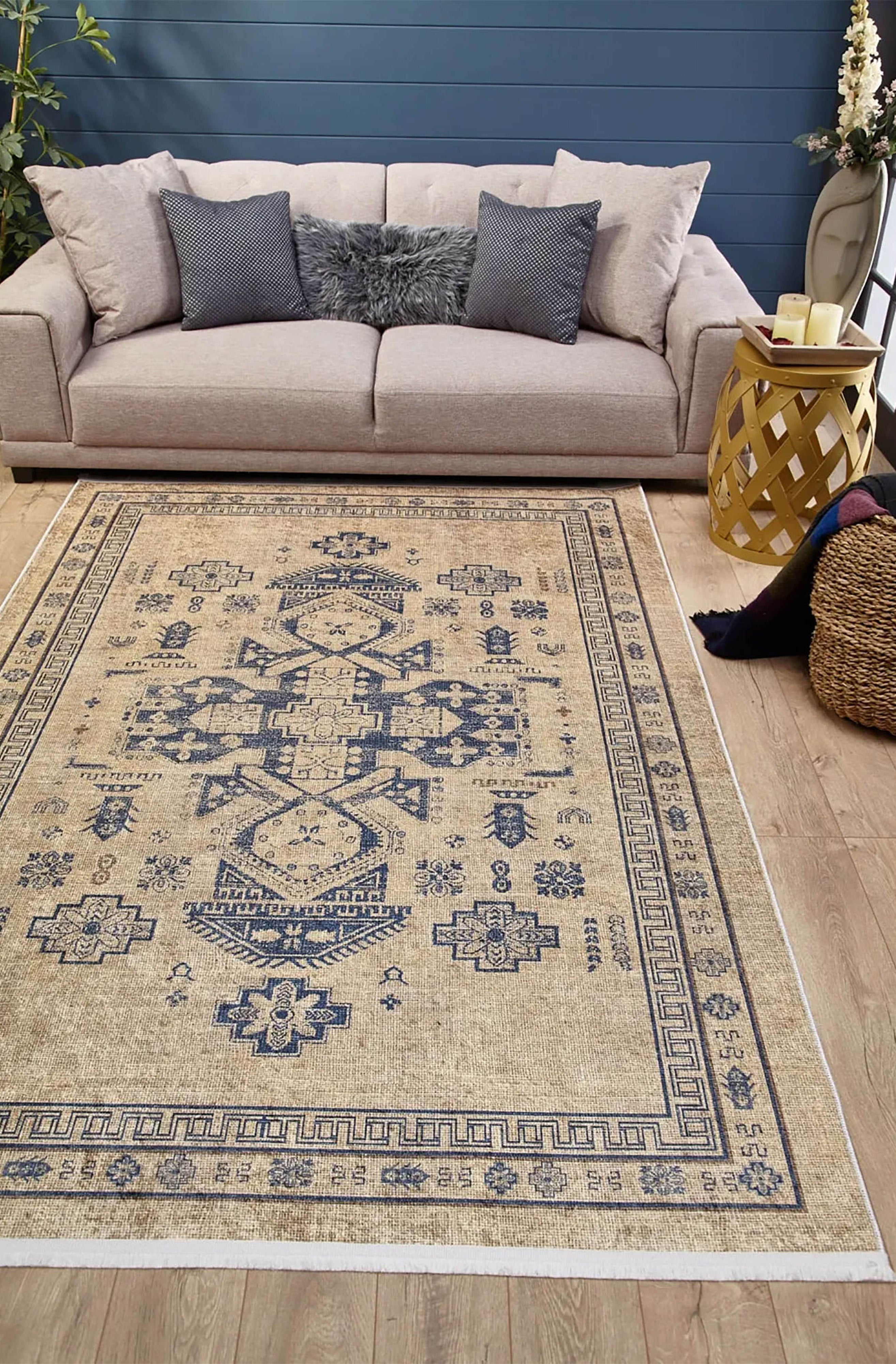 Morgan Turkish Oriental Medallion Geometric Rug