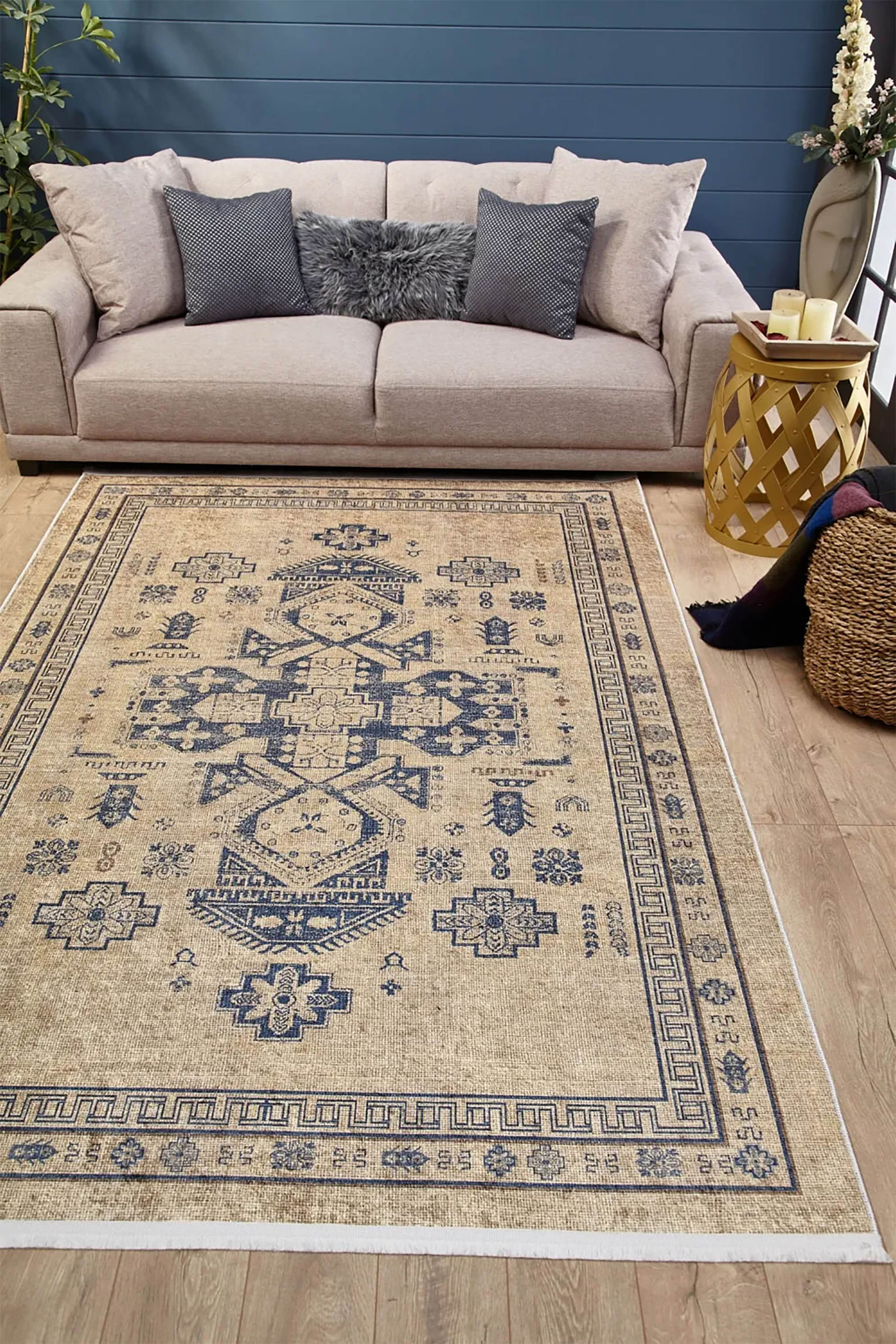 Morgan Turkish Oriental Medallion Geometric Rug