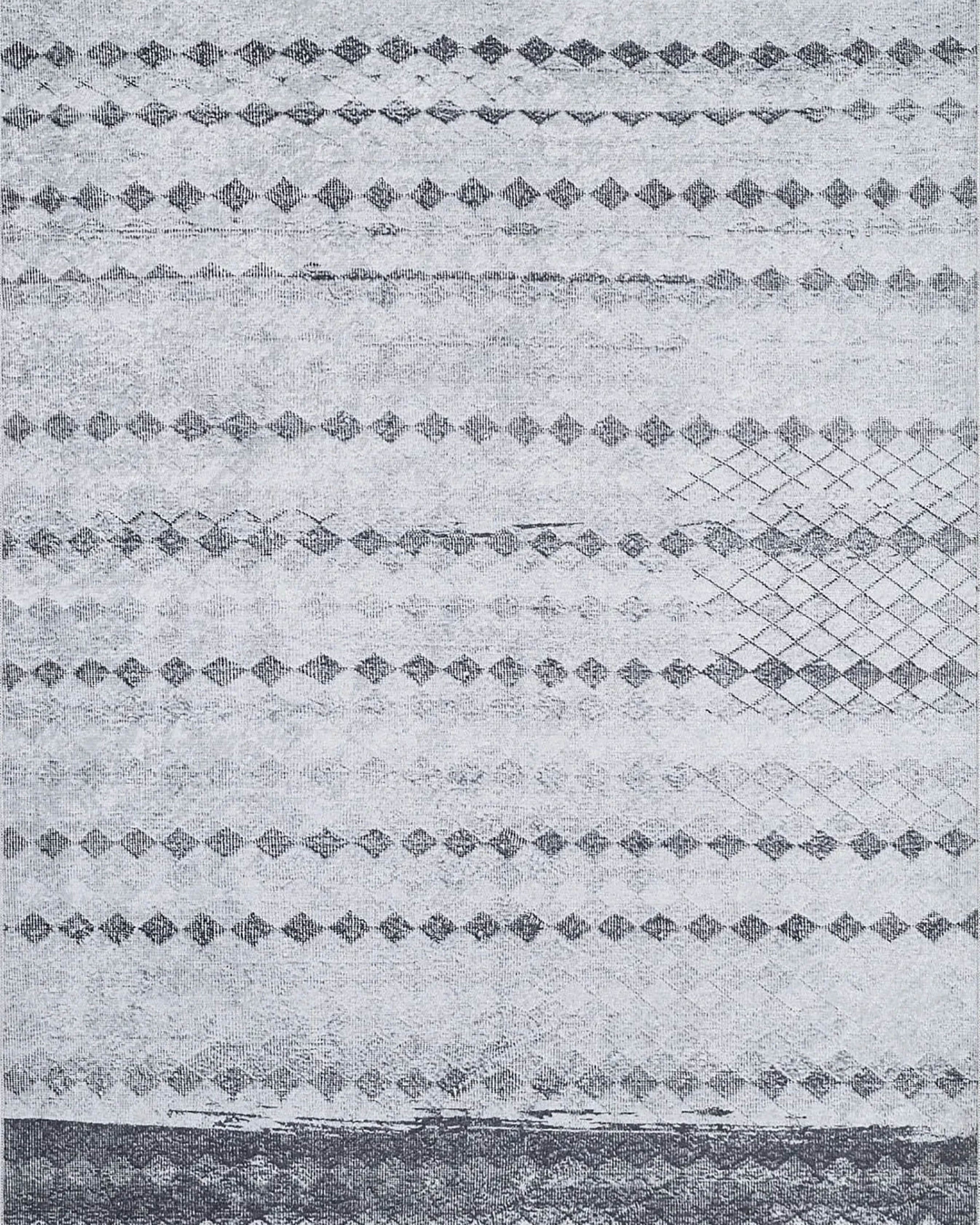 Dahlia Geometric Antique Vintage Mid Century Rug