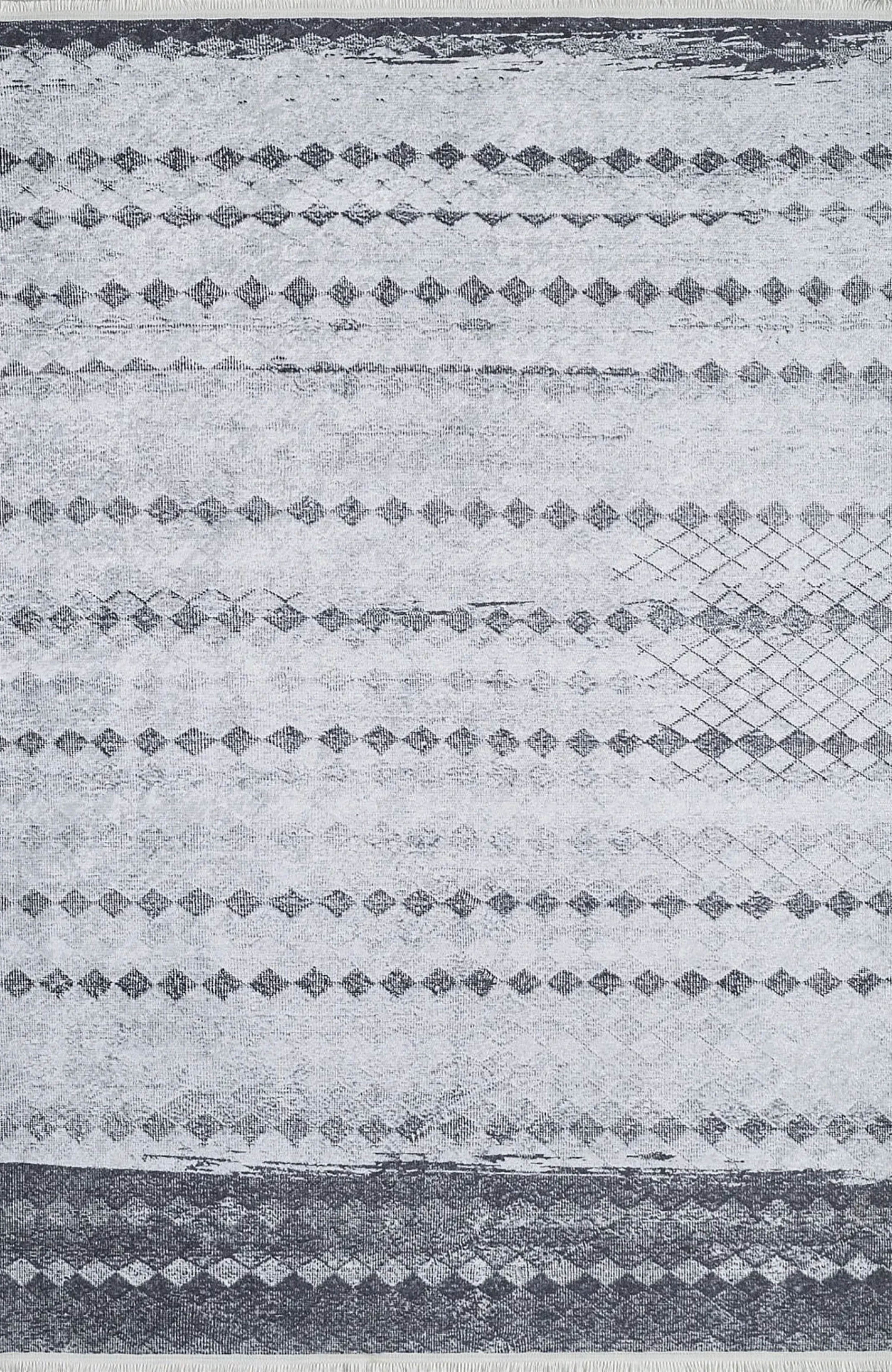 Dahlia Geometric Antique Vintage Mid Century Rug