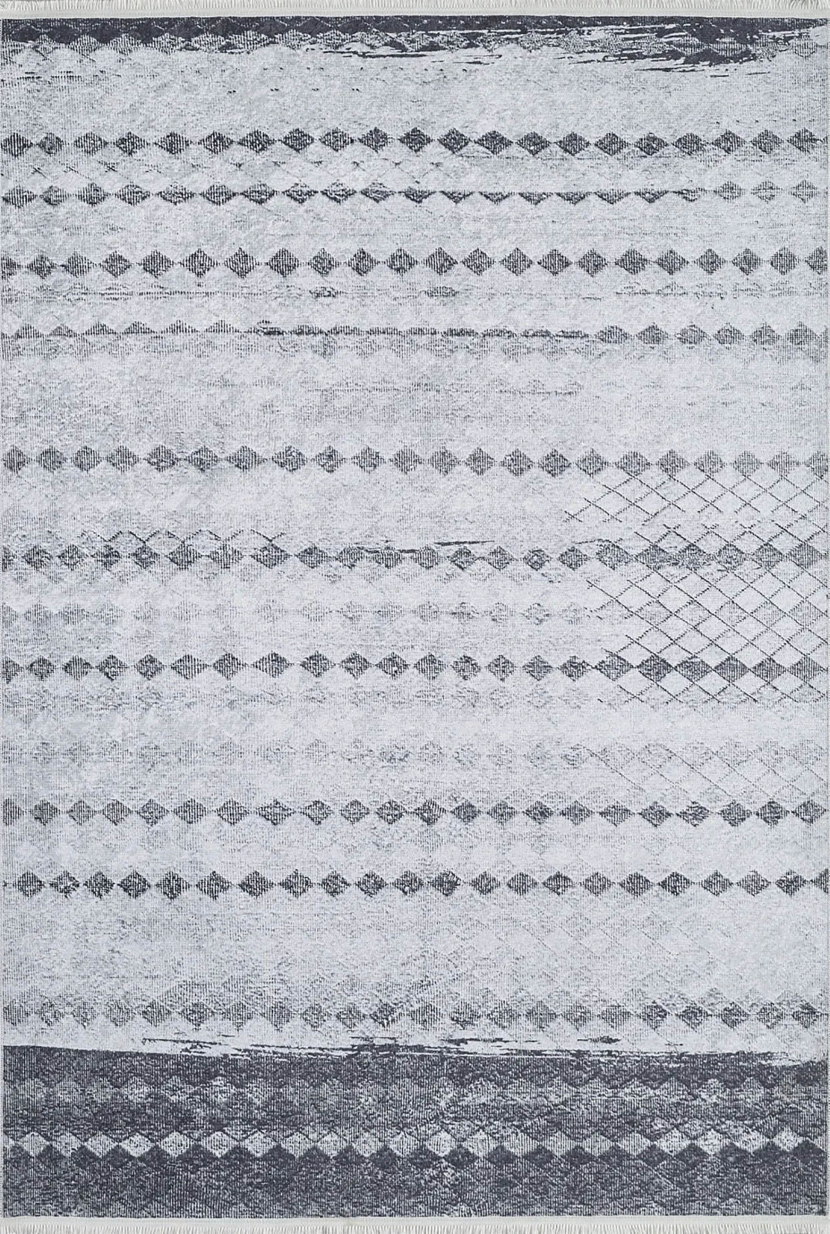 Dahlia Geometric Antique Vintage Mid Century Rug