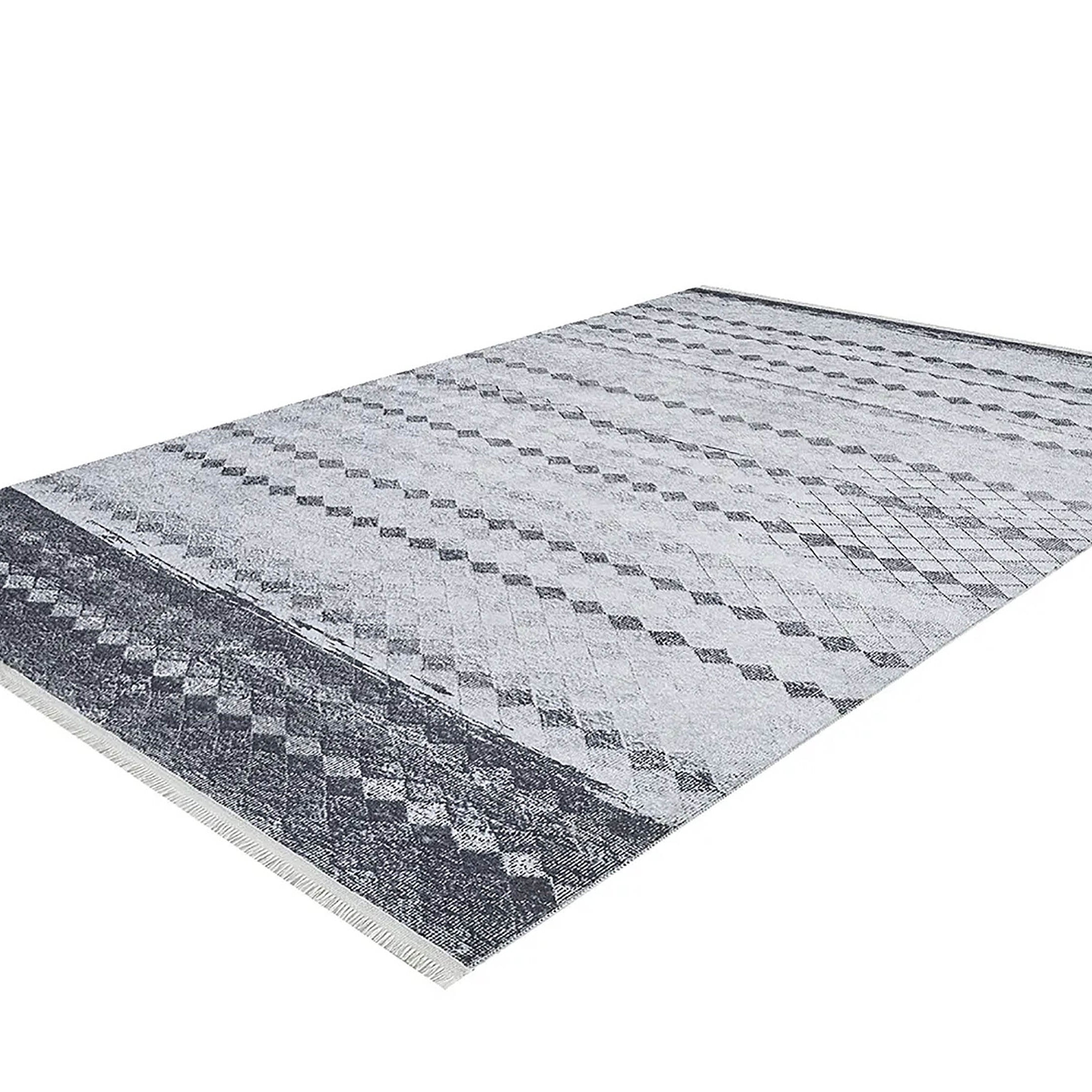 Dahlia Geometric Antique Vintage Mid Century Rug