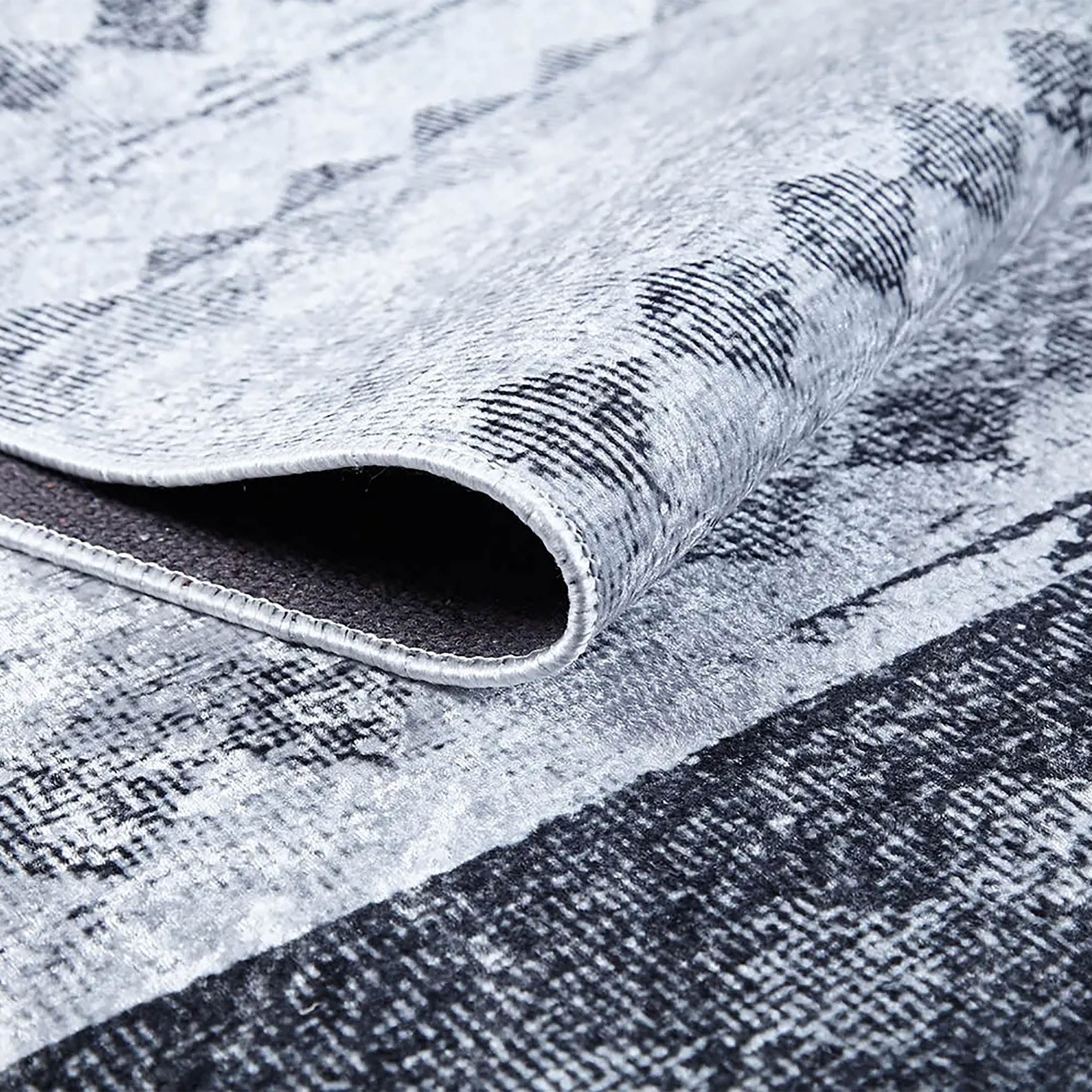 Dahlia Geometric Antique Vintage Mid Century Rug