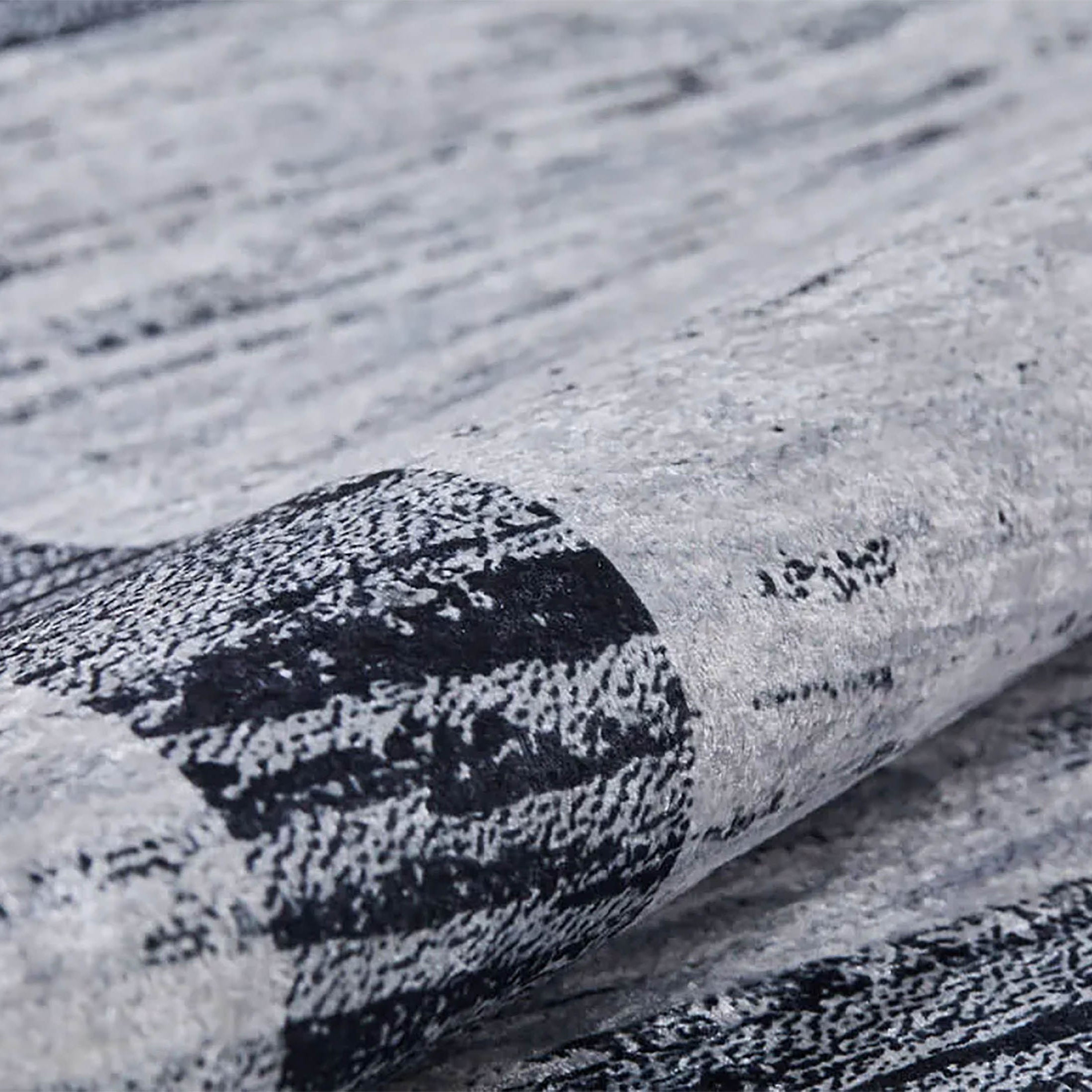 Rosalie Geometric Border Abstract Rug