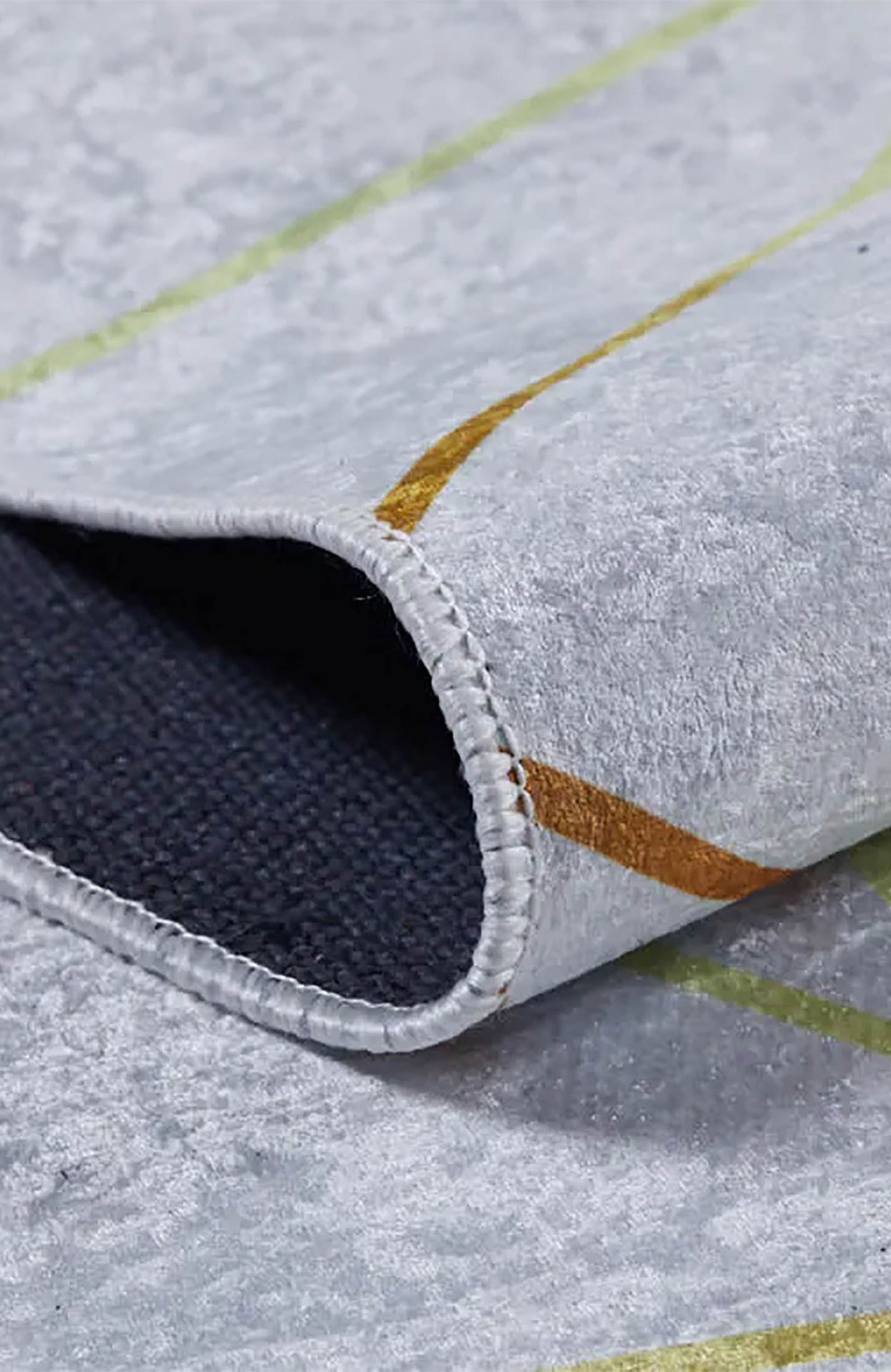 Mikaela Geometric Border Modern Home Decor Rug