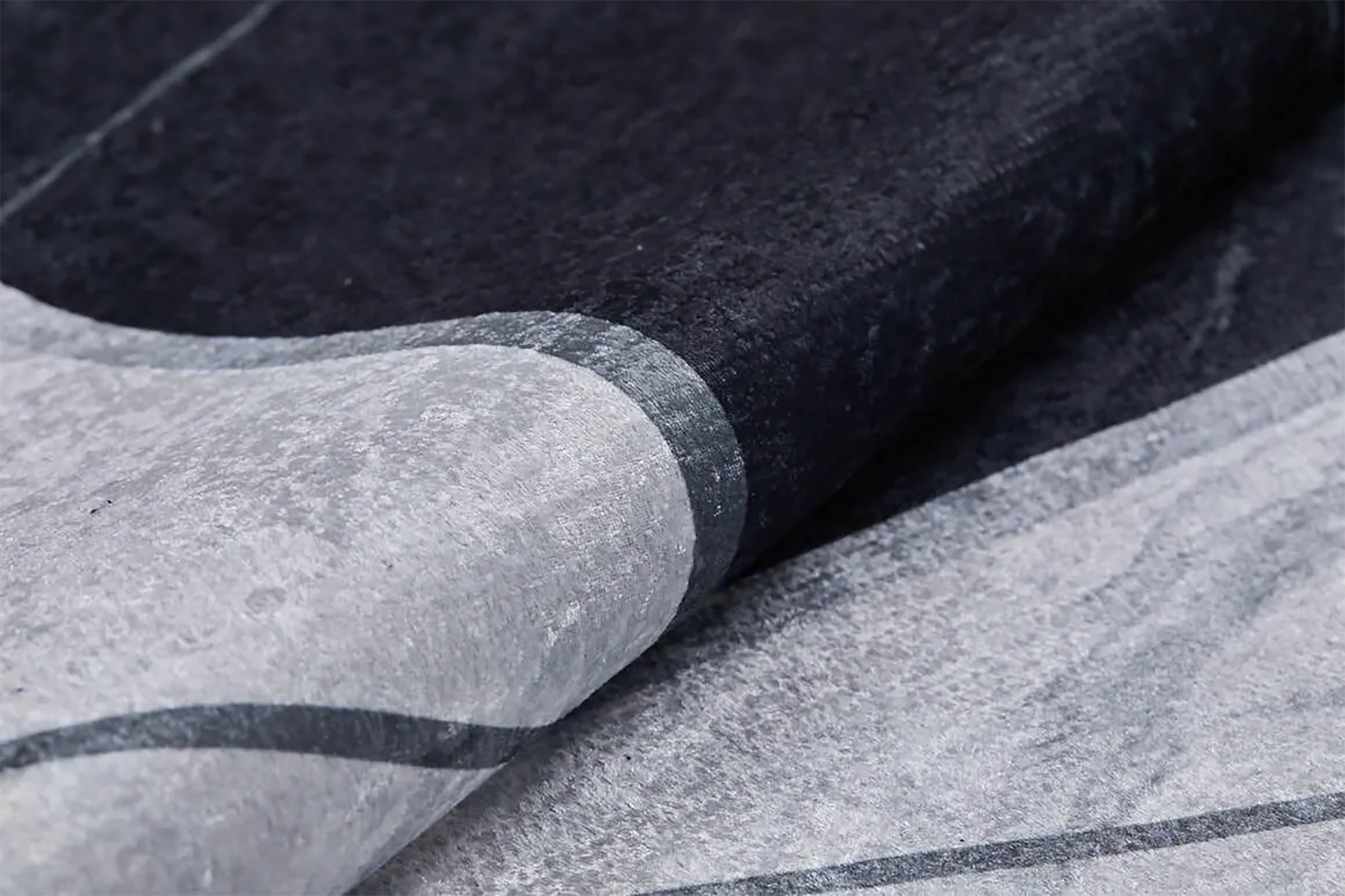 Iliana Geometric Border Modern Home Decor Rug