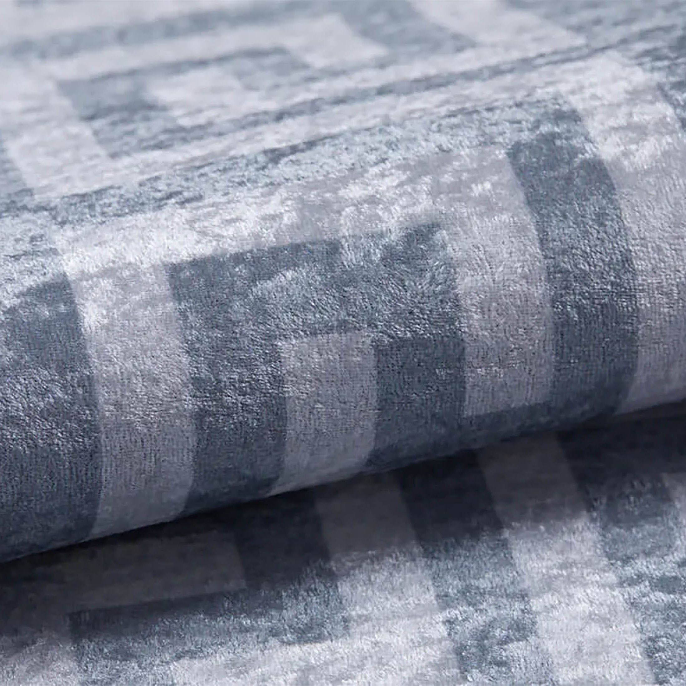 Harper Marble Gray Greek Key Border Rug