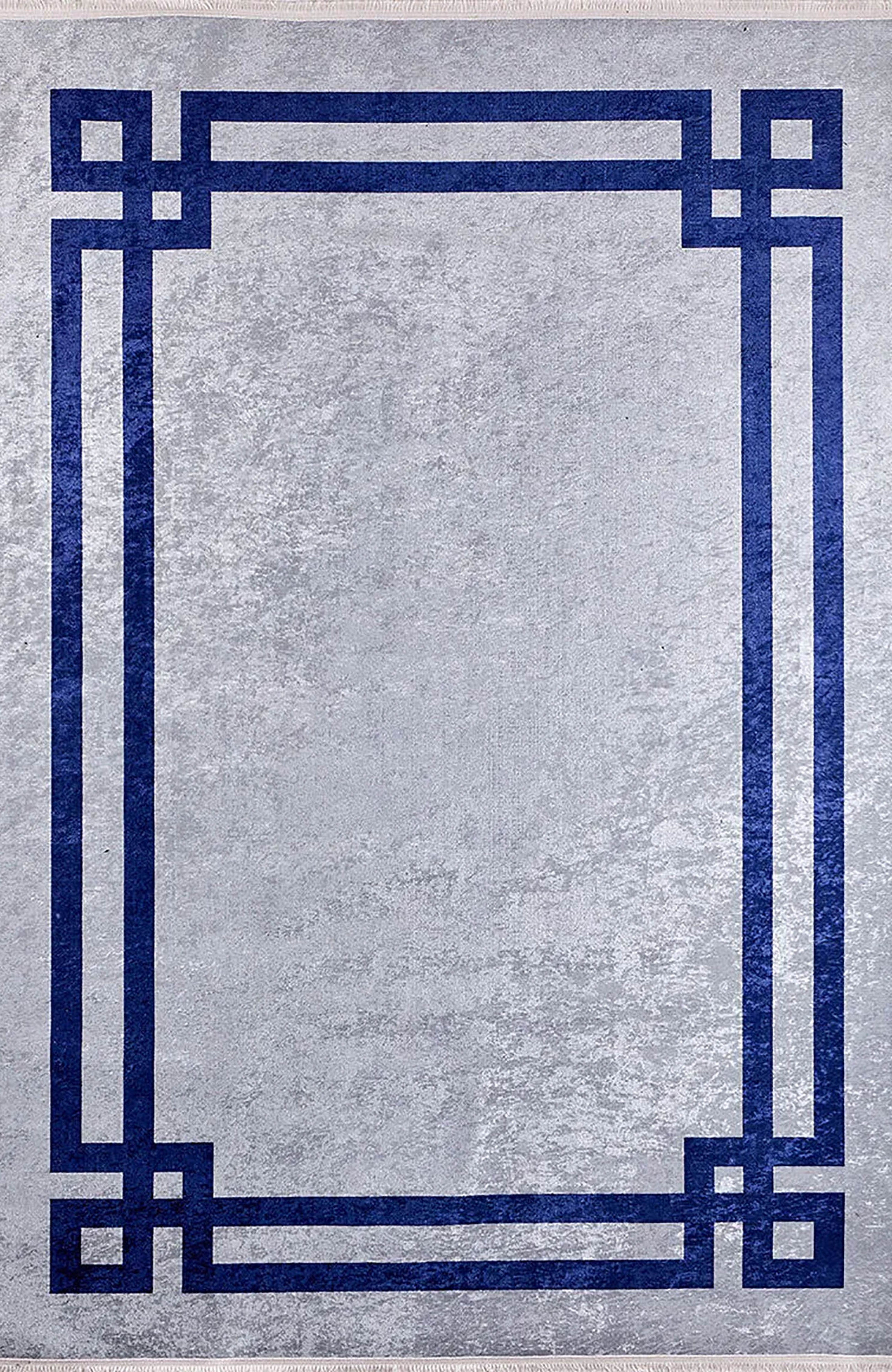 Georgia Geometric Gray Blue Rug