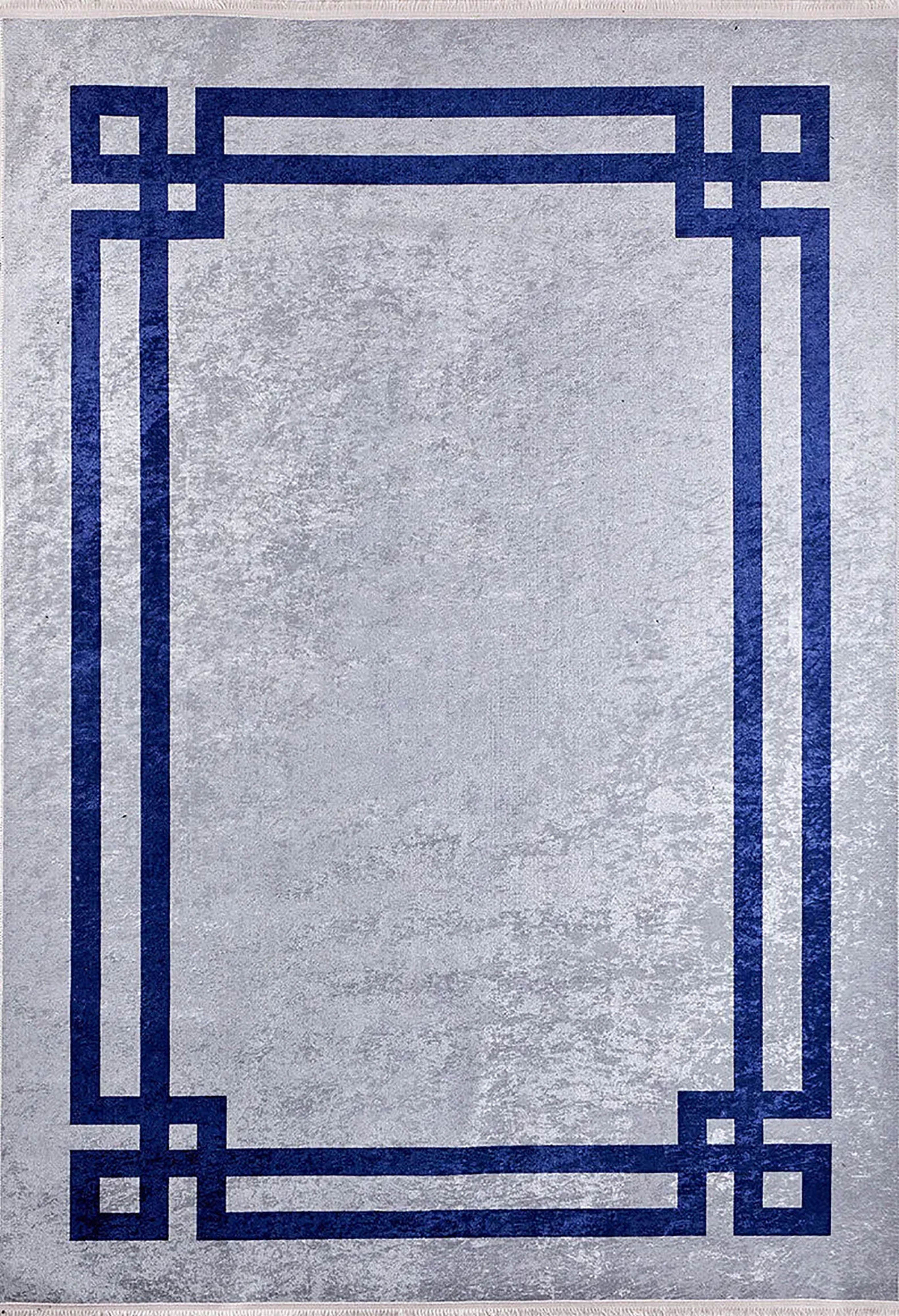 Georgia Geometric Gray Blue Rug