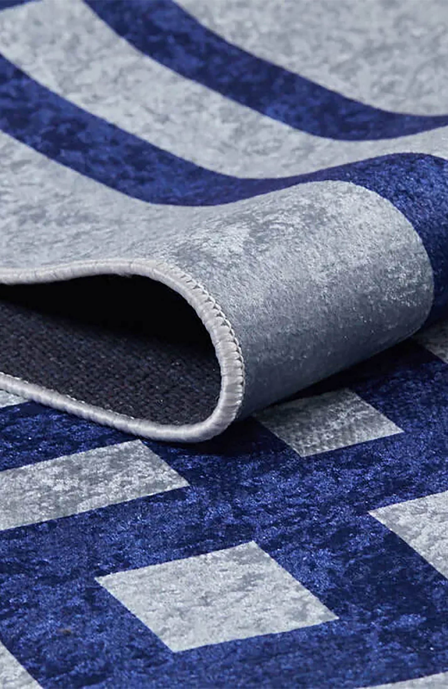 Georgia Geometric Gray Blue Rug