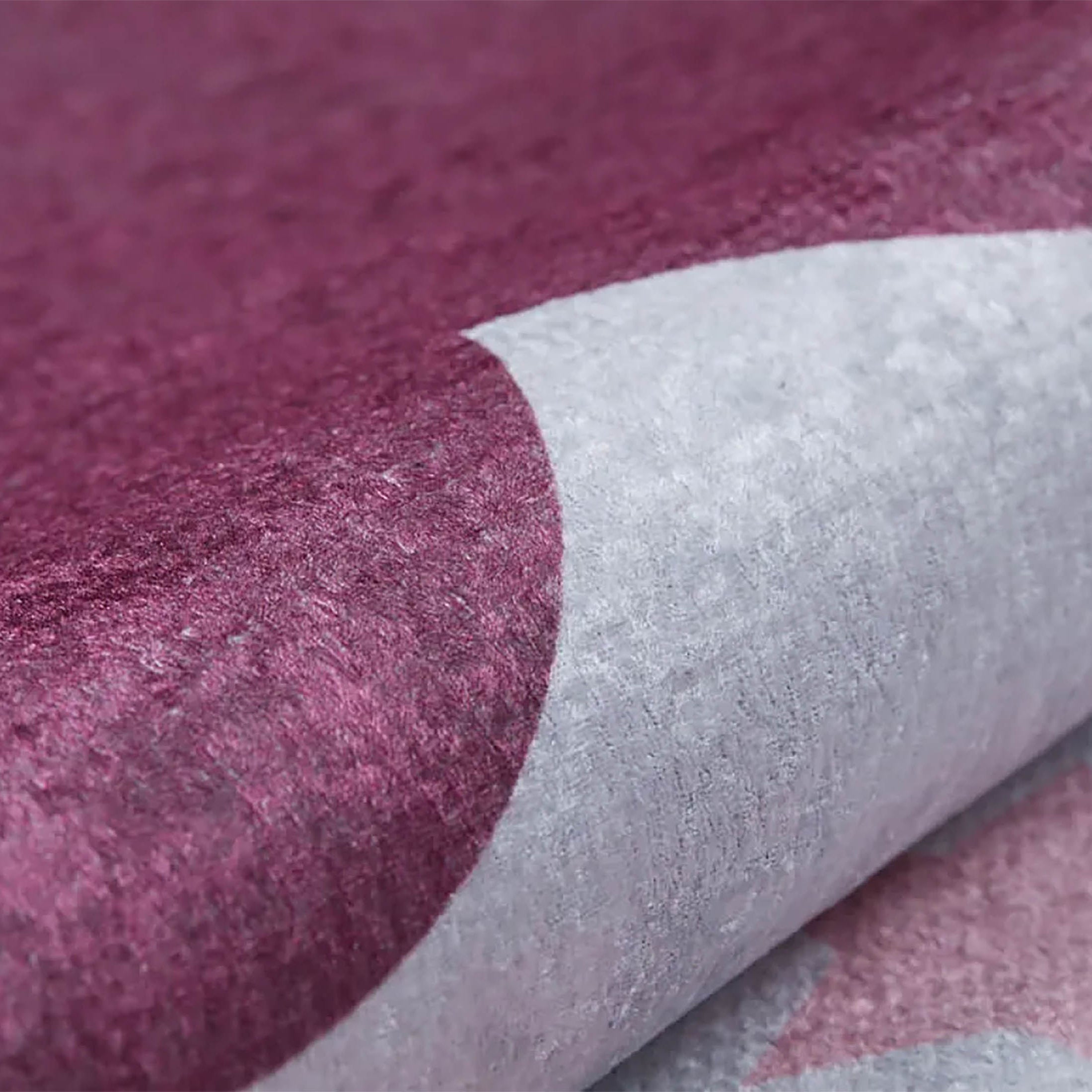 Belle Cloudy Star Pink Cream Kids Rug