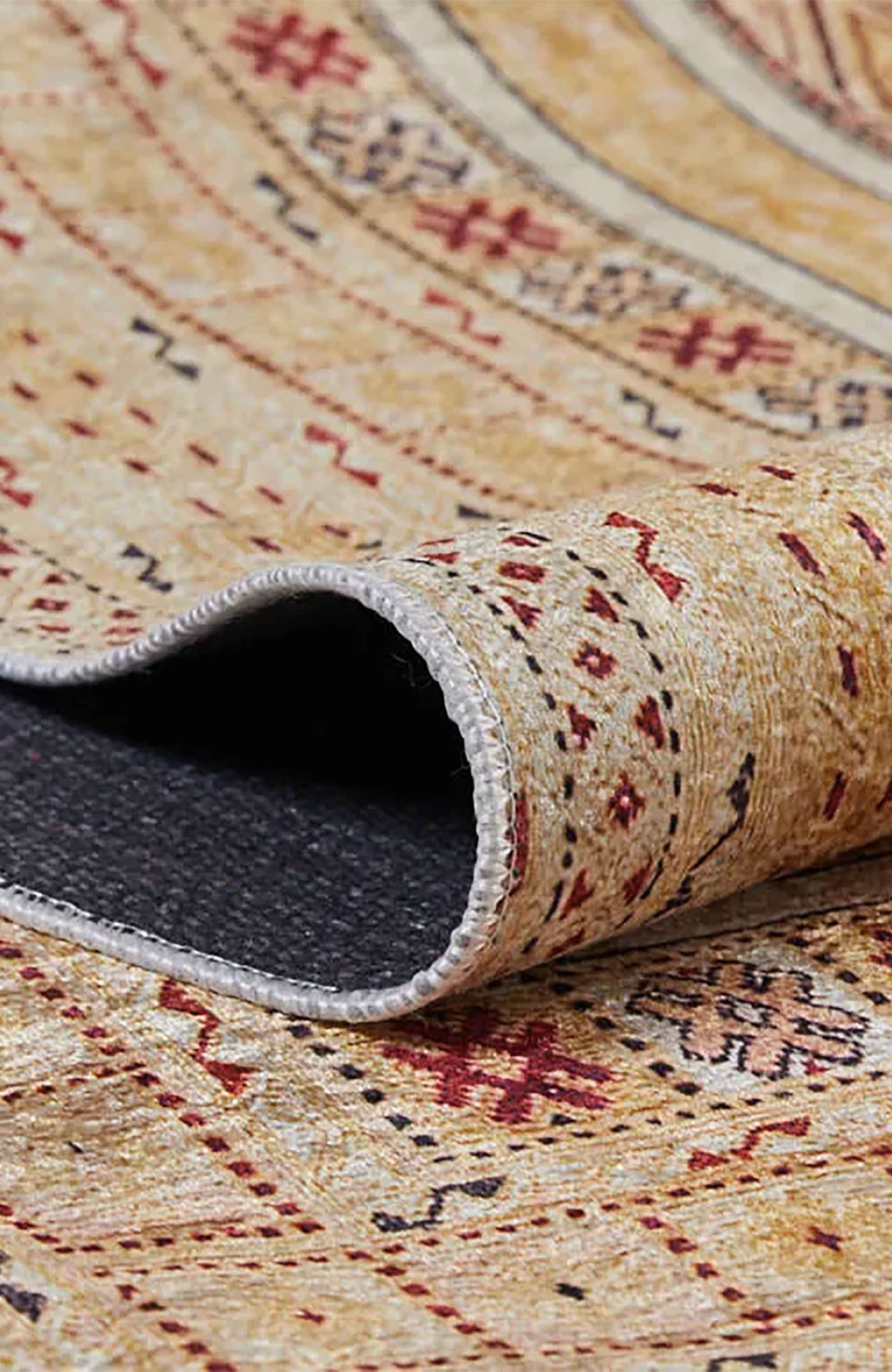 Orish Turkish Kilim Orange Yellow Rug