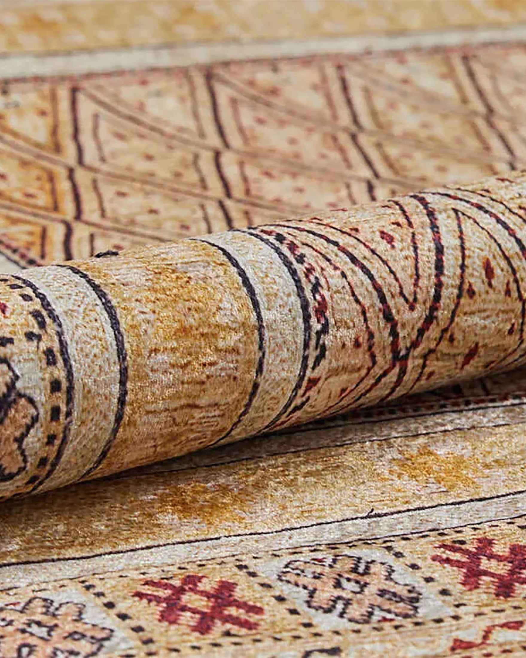 Orish Turkish Kilim Orange Yellow Rug