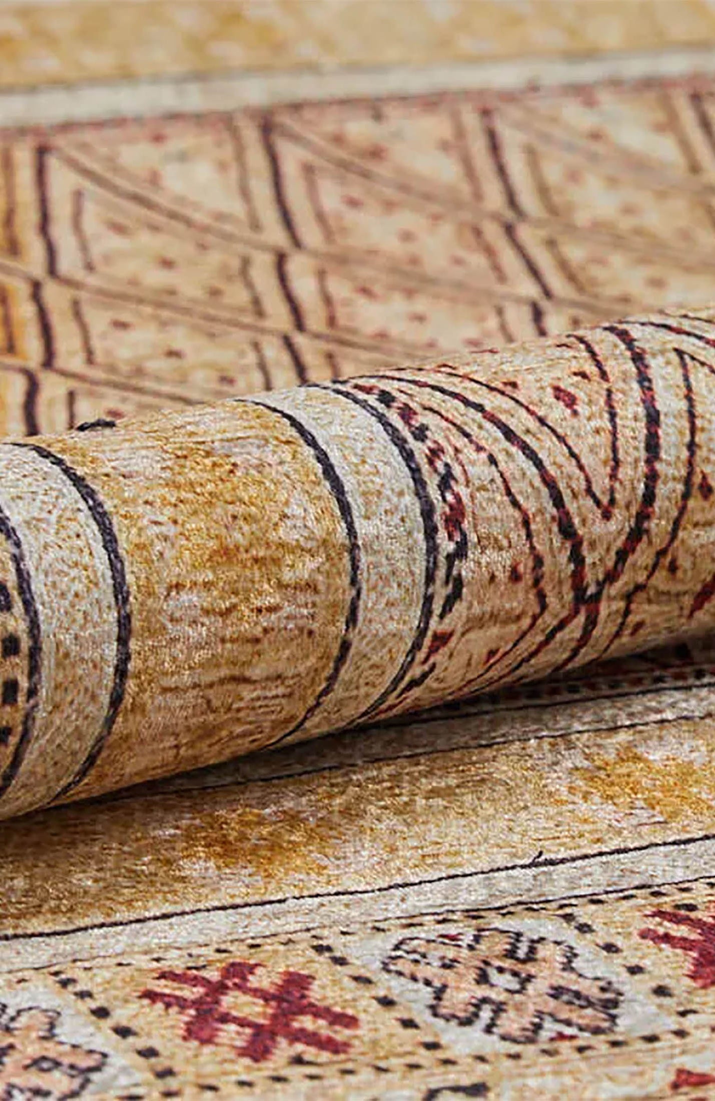 Orish Turkish Kilim Orange Yellow Rug