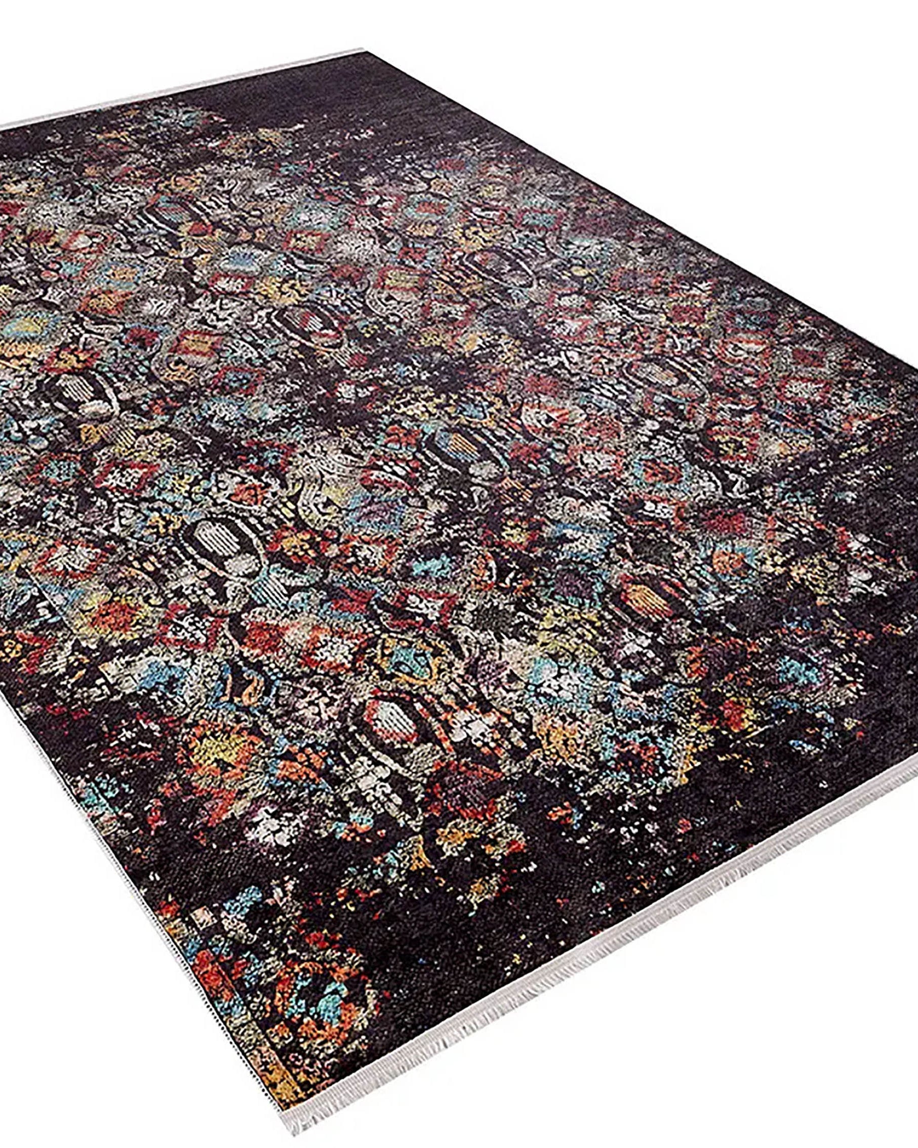 Aurora Turkish Modern Boho Geometric Brown Rug