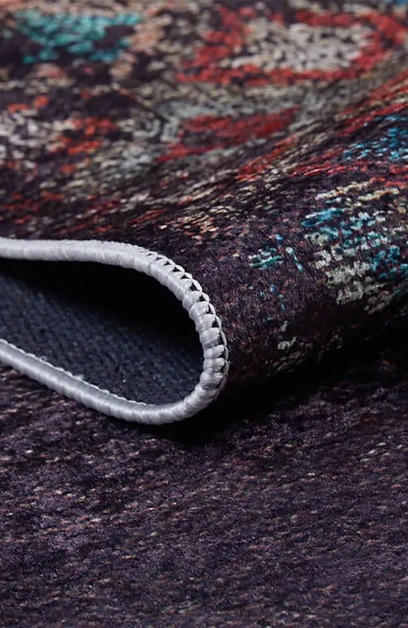 Aurora Turkish Modern Boho Geometric Brown Rug