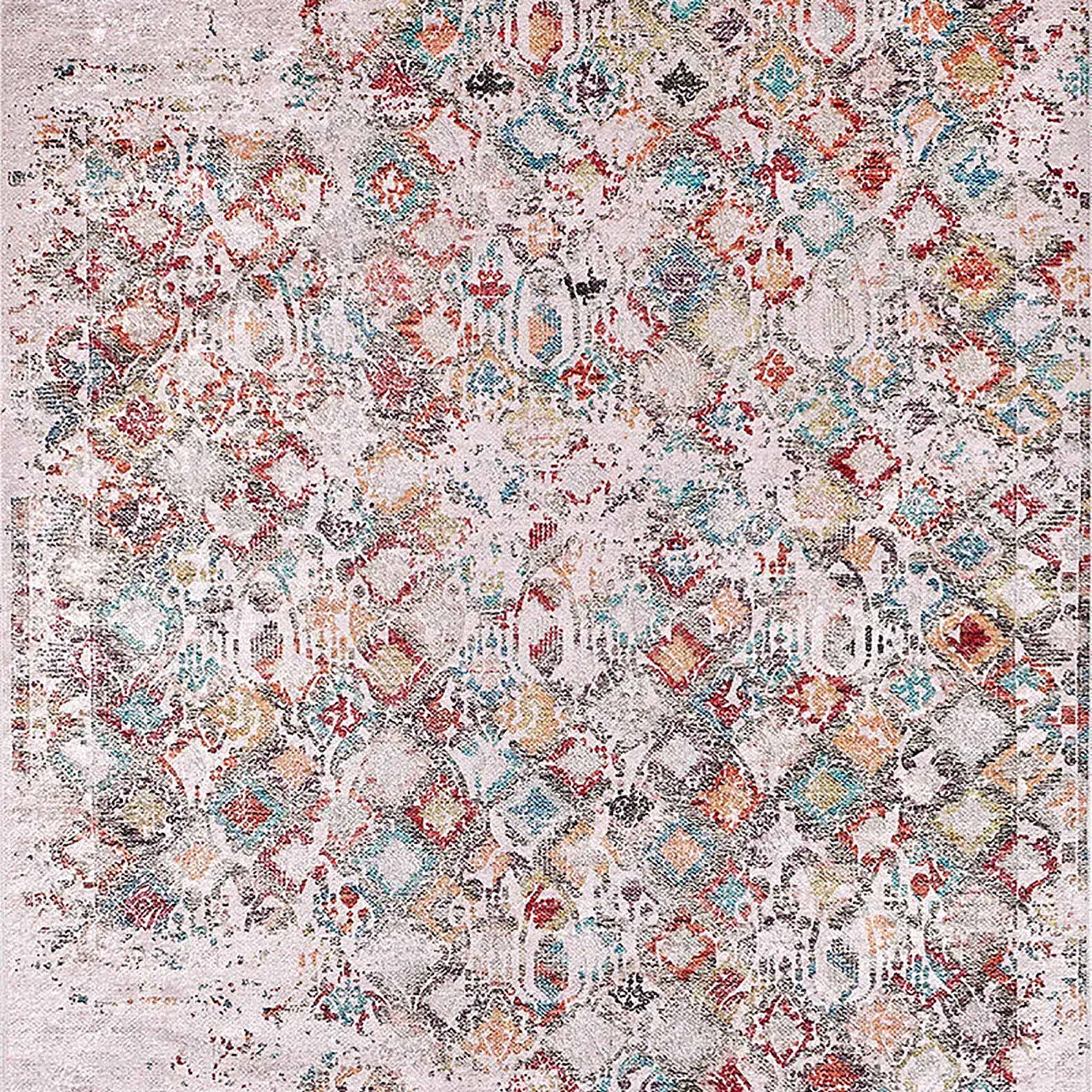 Evelyn Floral Turkish Oriental Beige Rug