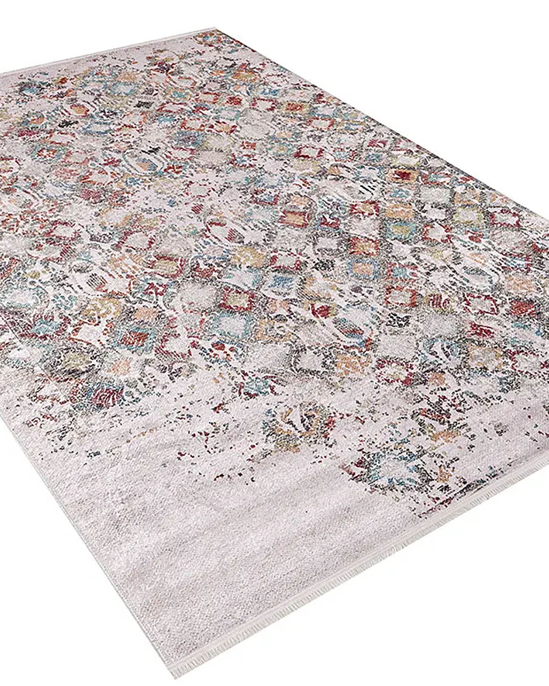 Evelyn Floral Turkish Oriental Beige Rug