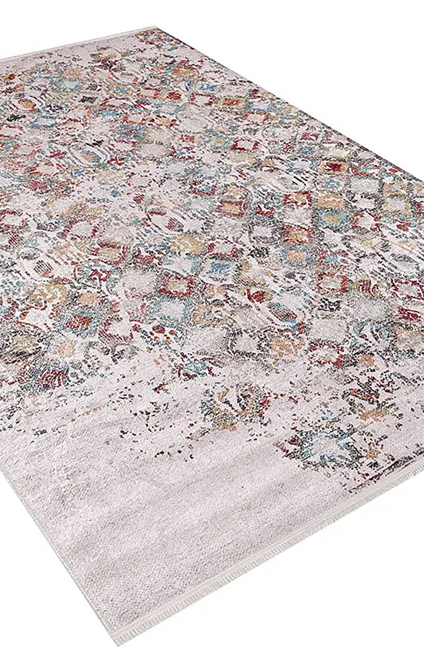 Evelyn Floral Turkish Oriental Beige Rug