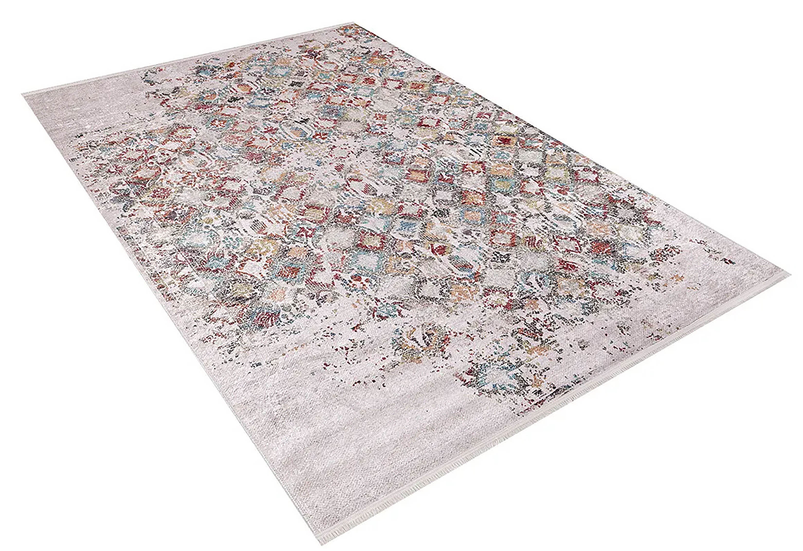 Evelyn Floral Turkish Oriental Beige Rug