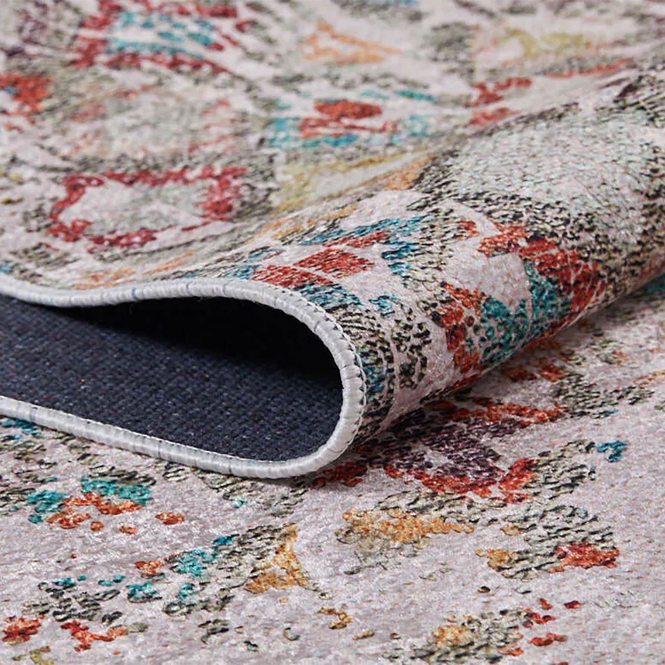 Evelyn Floral Turkish Oriental Beige Rug